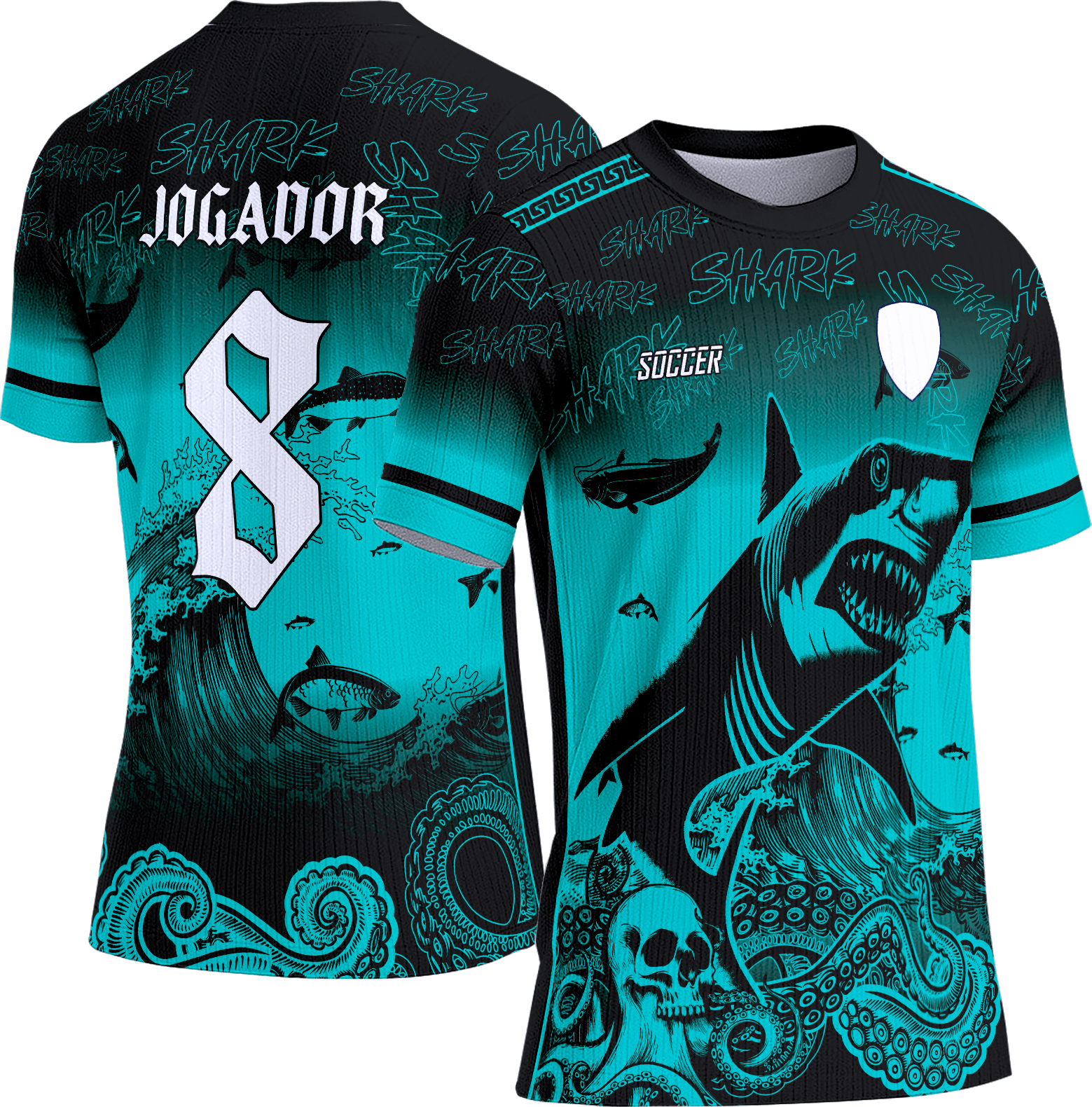 Arte Vetor Camisa Interclasse 160 Tubarão