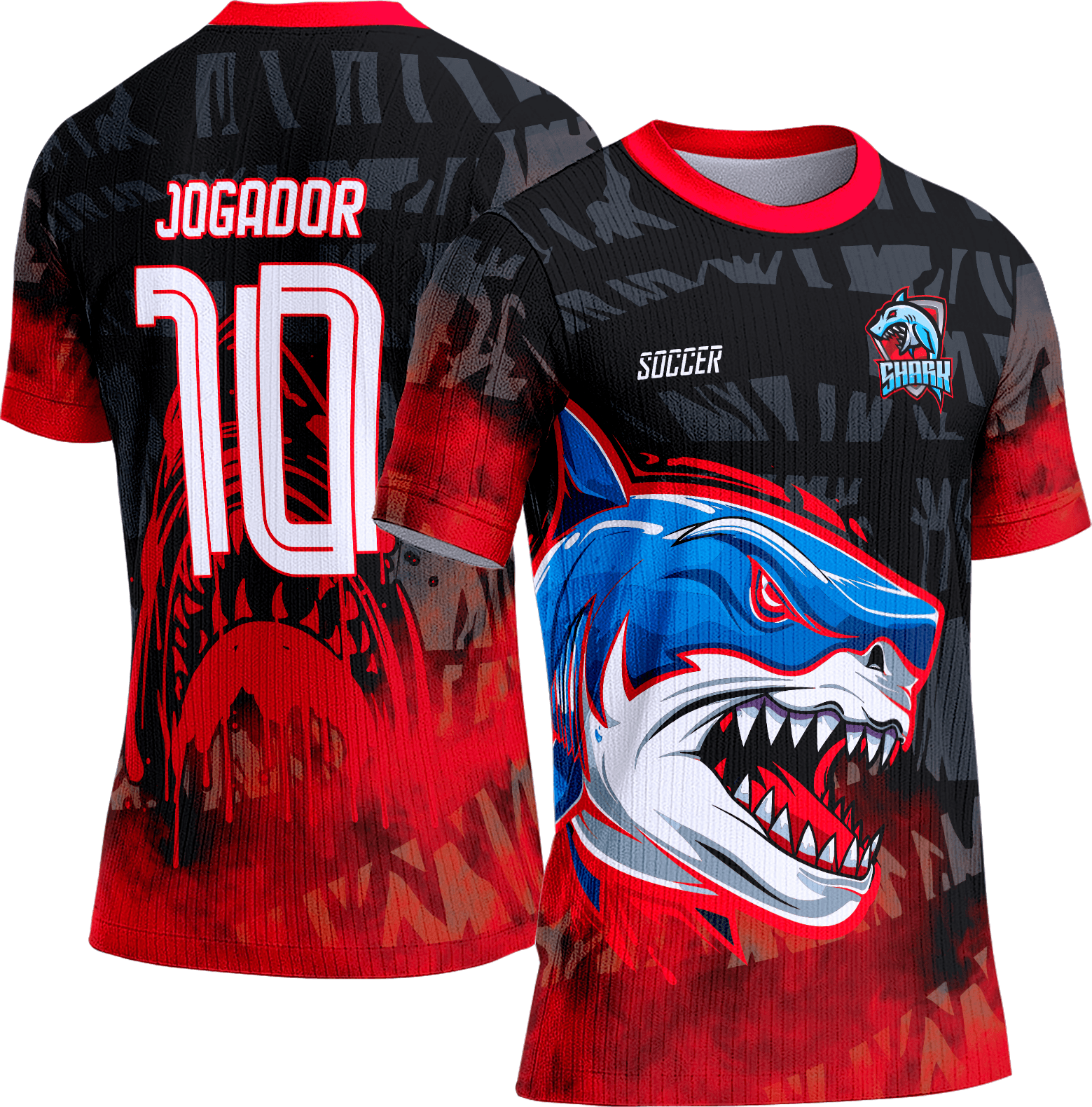 Arte Vetor Camisa Interclasse 221 Tubarão
