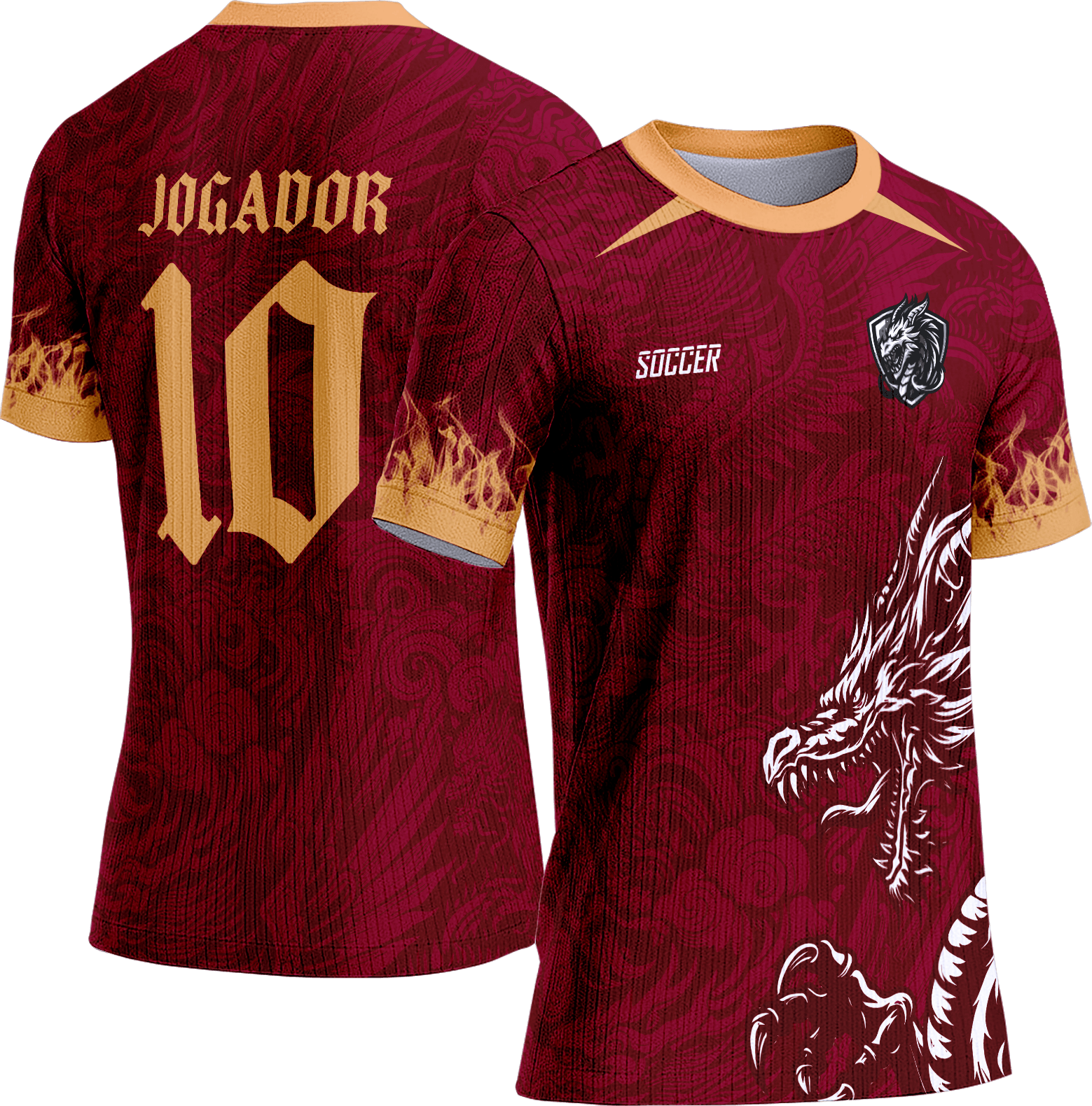 Arte Vetor Camisa Interclasse 301 Dragão