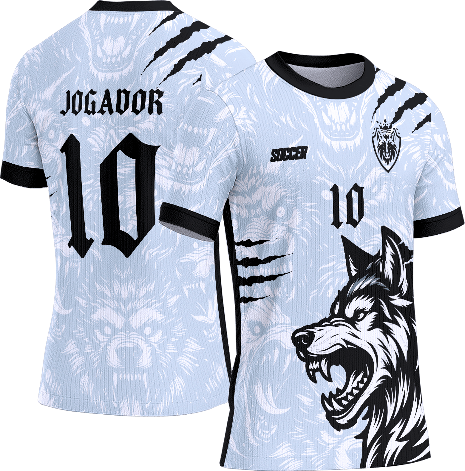 Arte Vetor Camisa Interclasse 360 Lobo