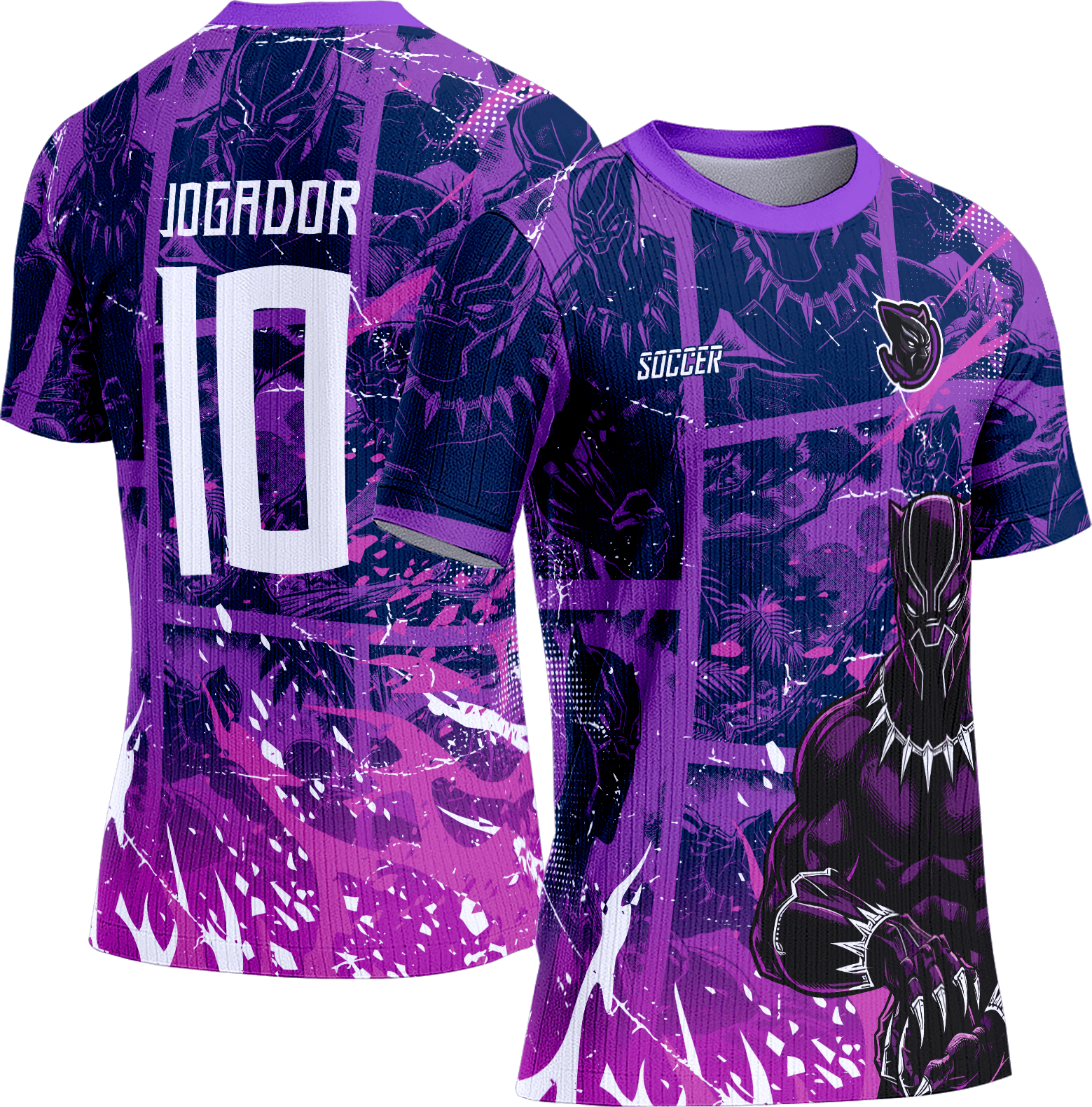 Arte Vetor Camisa Interclasse 365 Pantera Negra