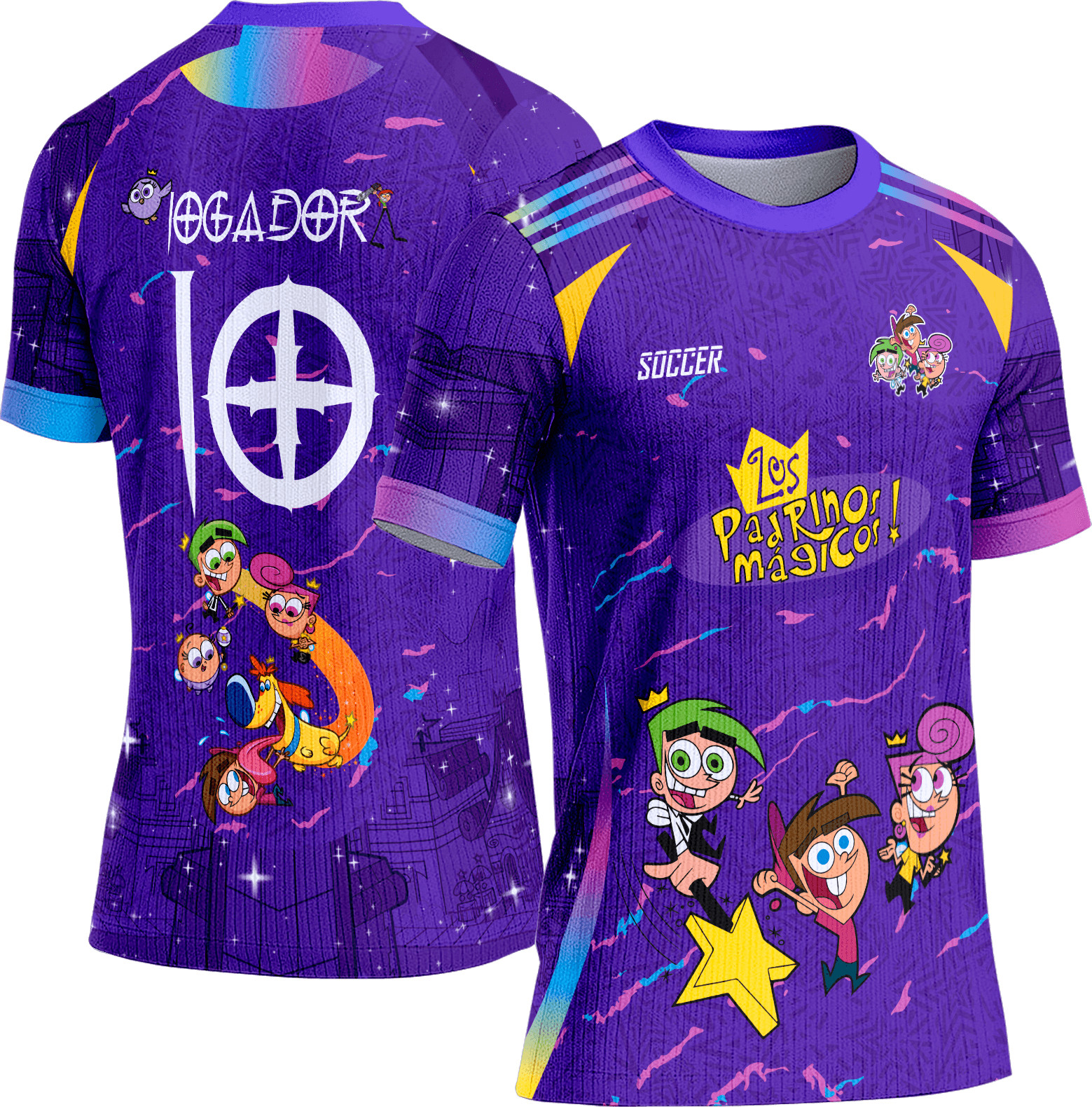 Arte Vetor Camisa Interclasse 432 Padrinhos Mágicos