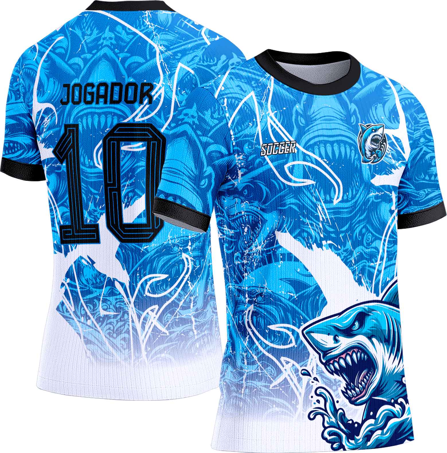 Arte Vetor Camisa Interclasse 457 Tubarão