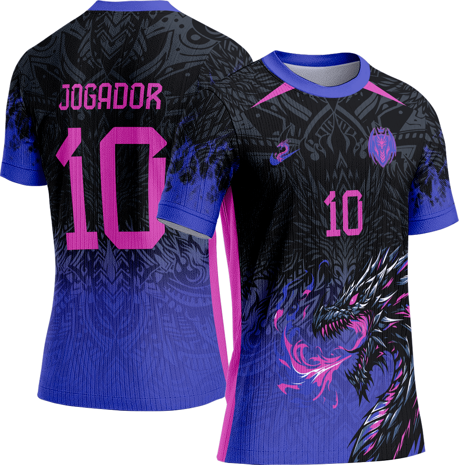 Arte Vetor Camisa Interclasse 490 Dragão