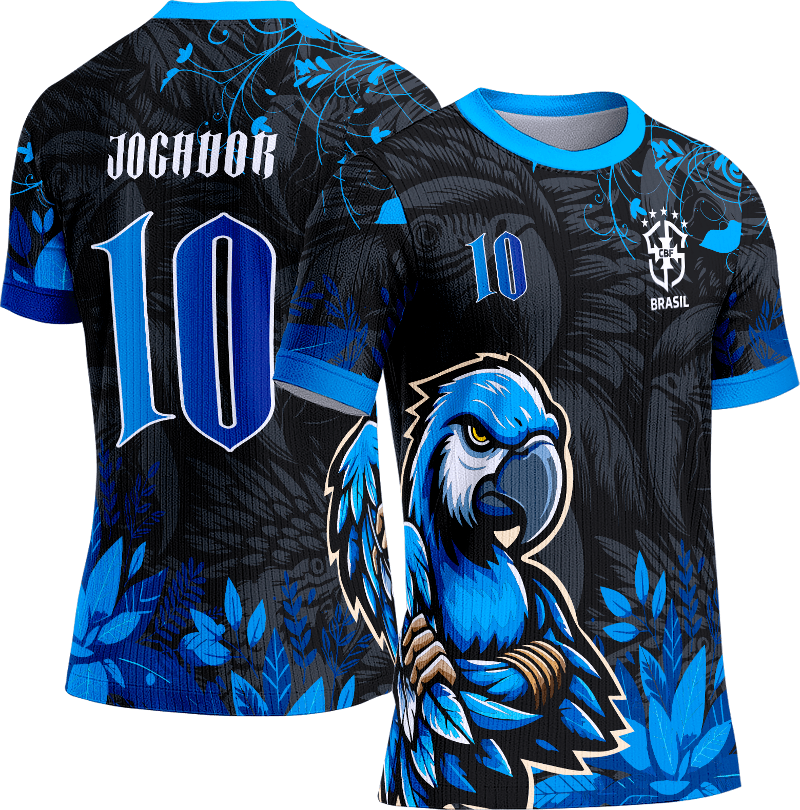 Arte Vetor Camisa Interclasse 618 Arara Azul