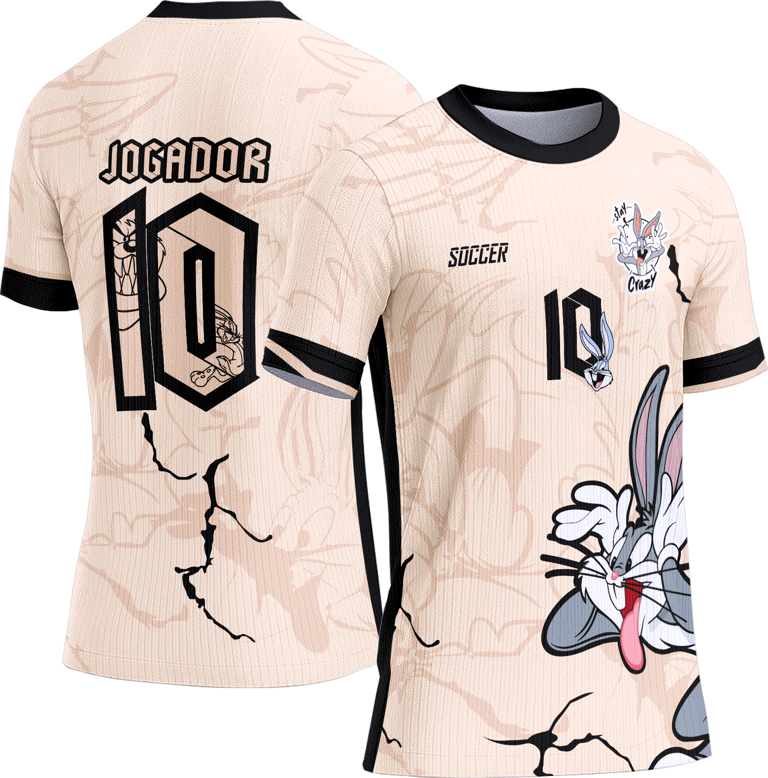 Arte Vetor Camisa Interclasse 619 Pernalonga