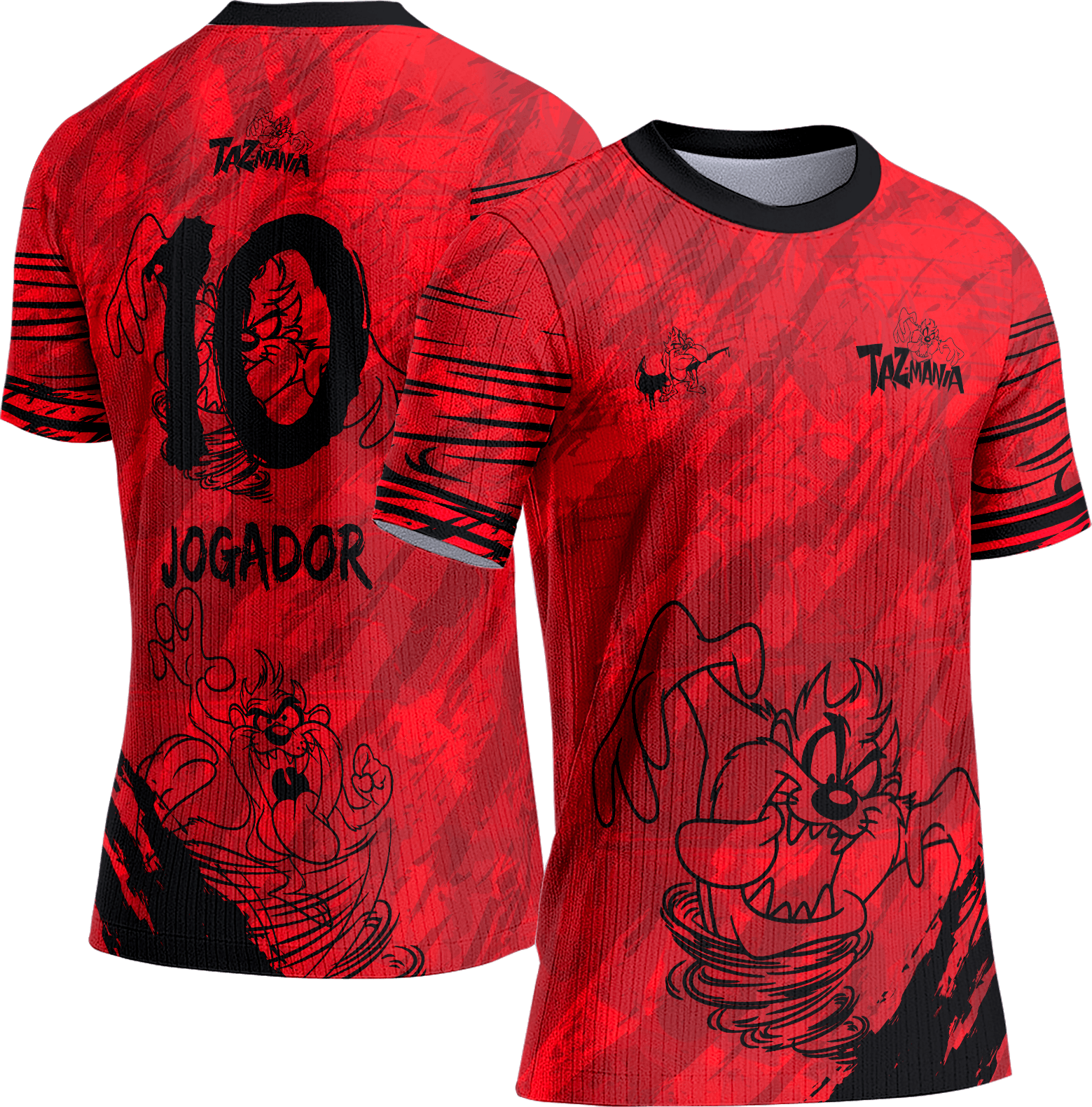 Arte Vetor Camisa Interclasse 664 Taz Mania