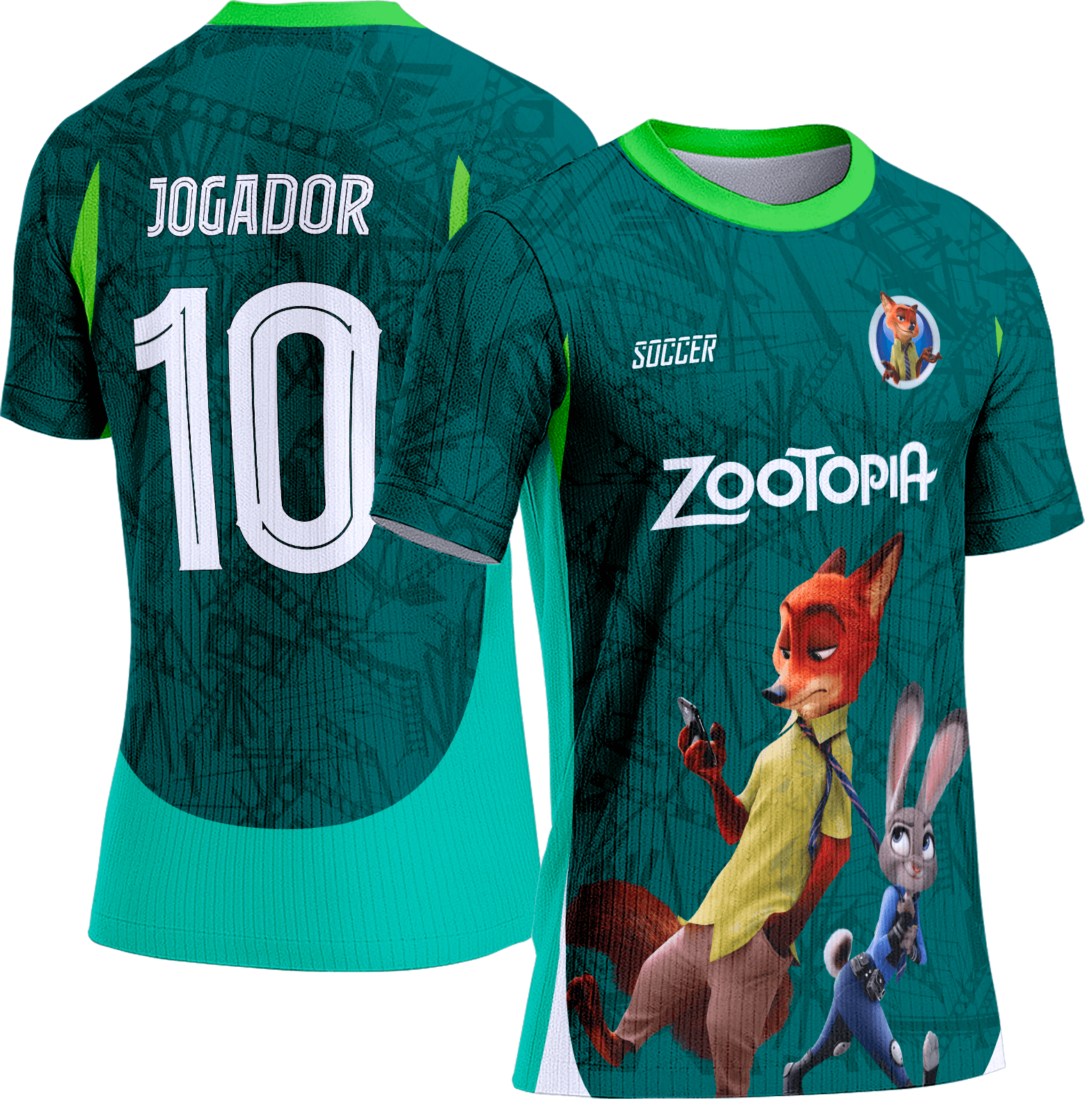 Arte Vetor Camisa Interclasse 699 Zootopia