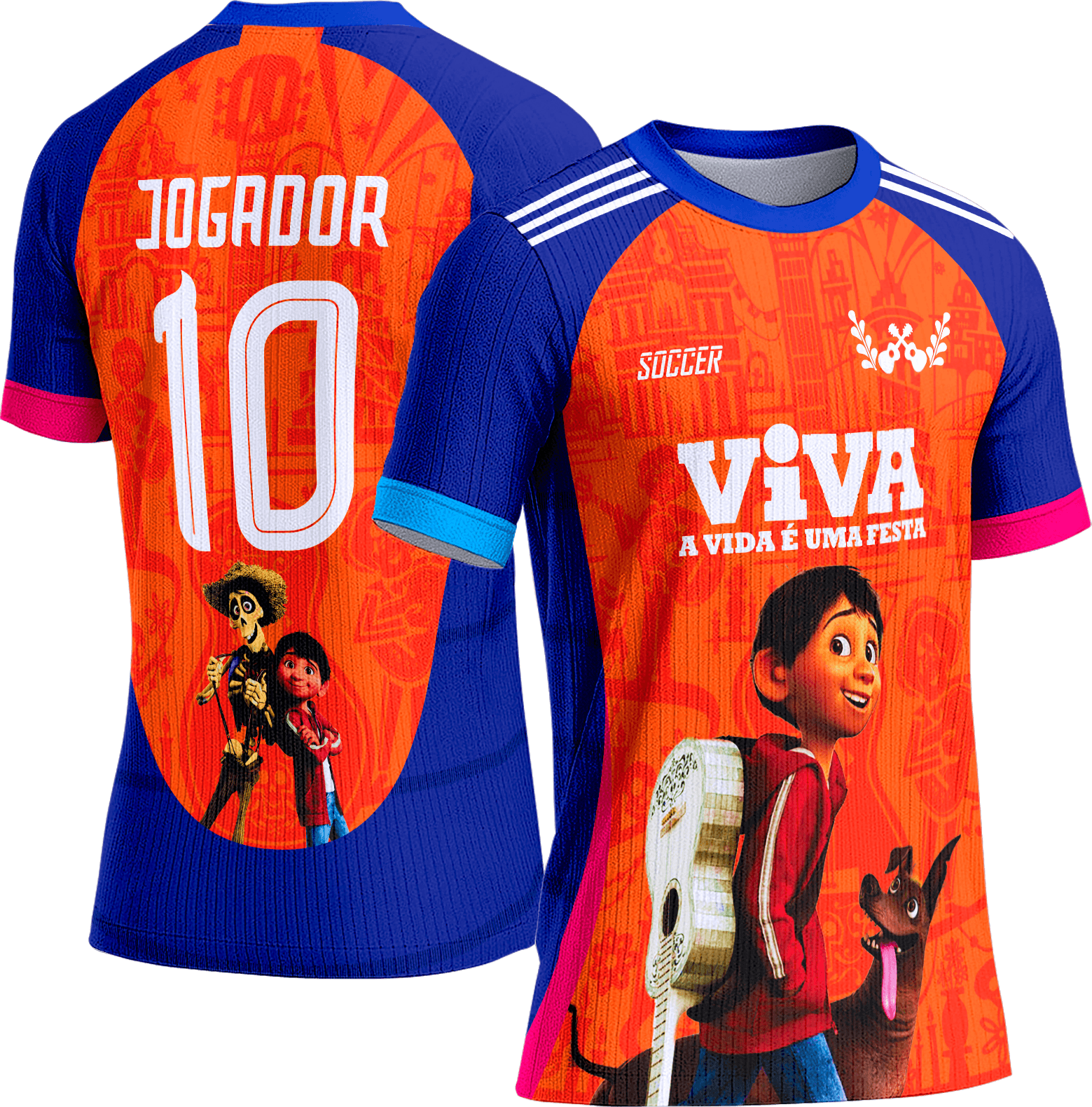 Arte Vetor Camisa Interclasse 701 Viva-A Vida é uma Festa
