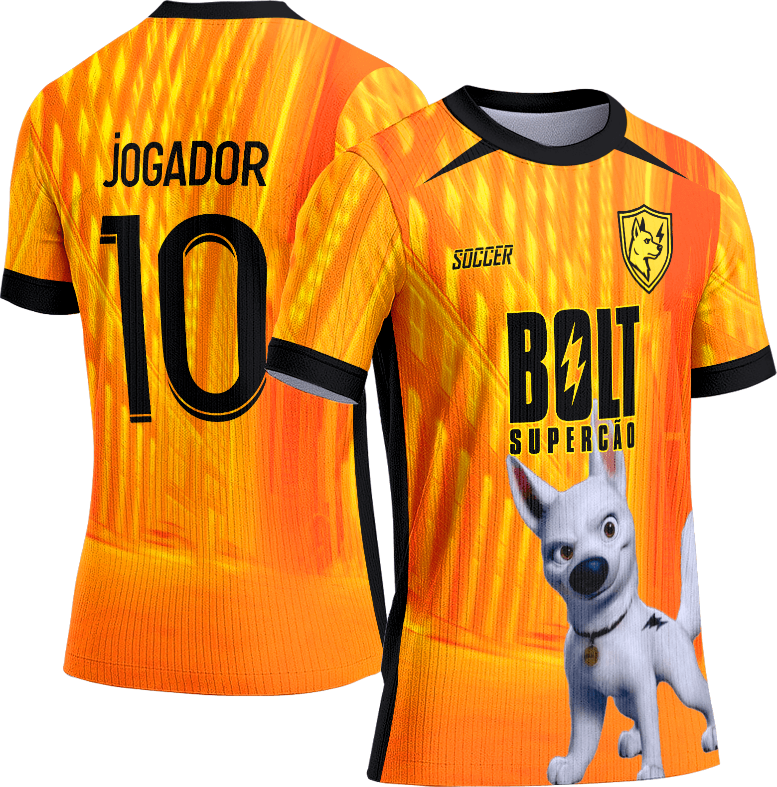 Arte Vetor Camisa Interclasse 713 Bolt Supercão