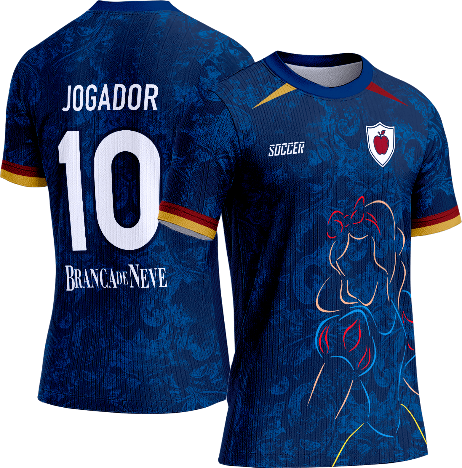 Arte Vetor Camisa Interclasse 715 Branca de Neve