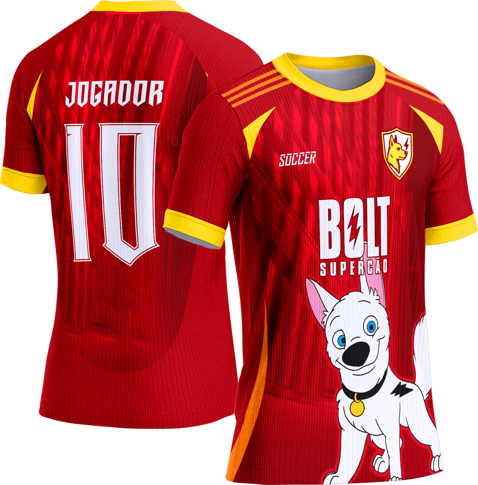 Arte Vetor Camisa Interclasse 724 Bolt Supercão