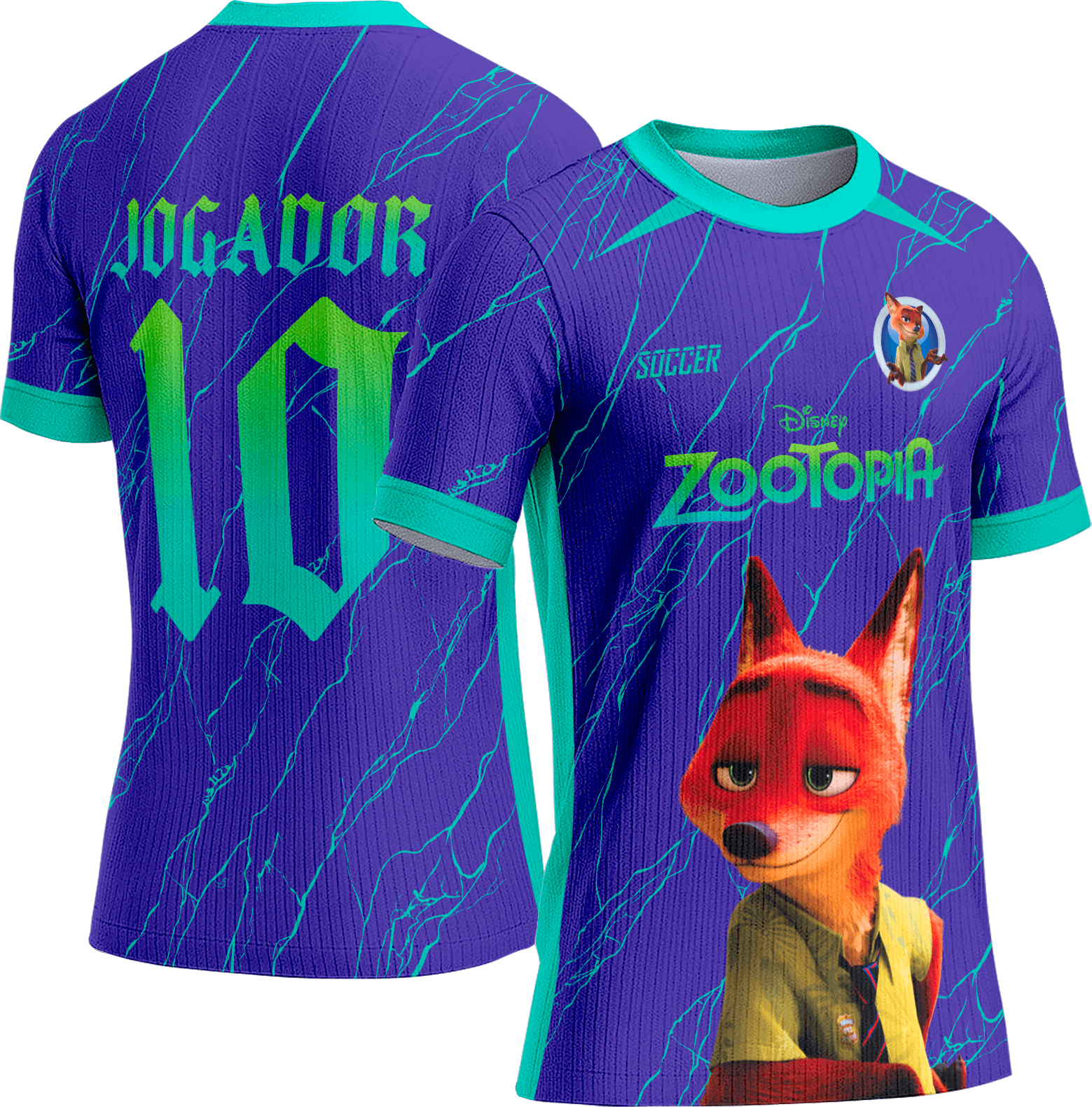 Arte Vetor Camisa Interclasse 732 Zootopia