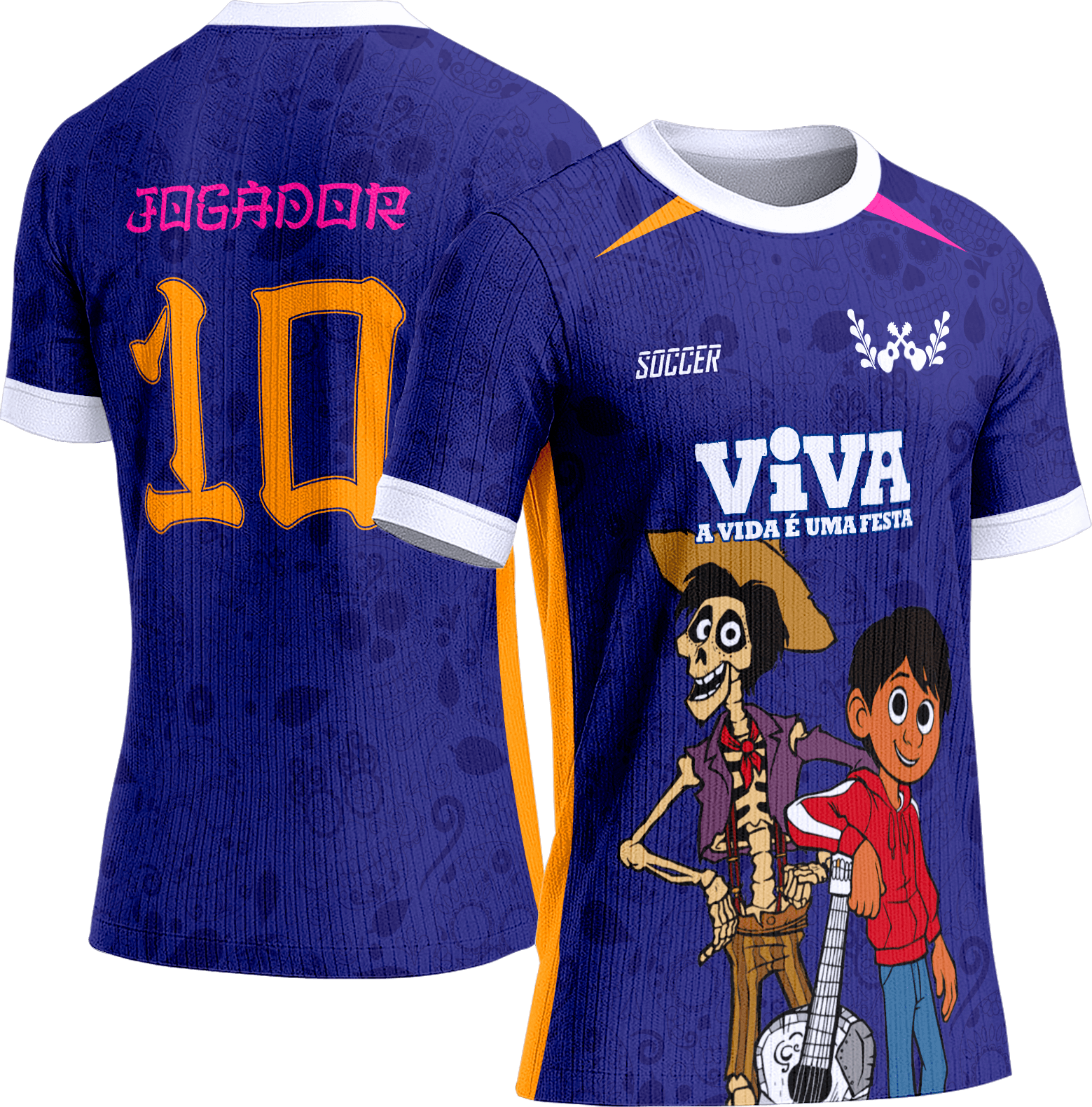 Arte Vetor Camisa Interclasse 736 Viva-A Vida é uma Festa
