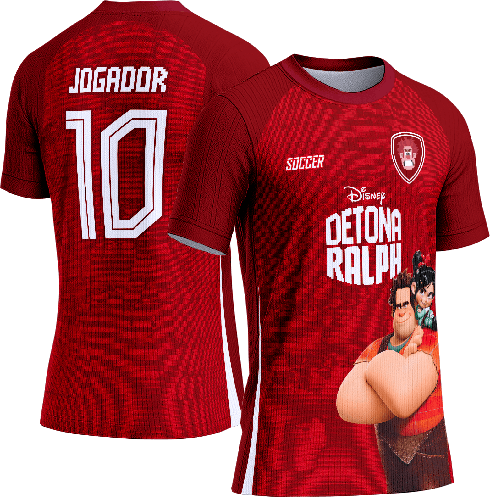 Arte Vetor Camisa Interclasse 744 Detona Ralph