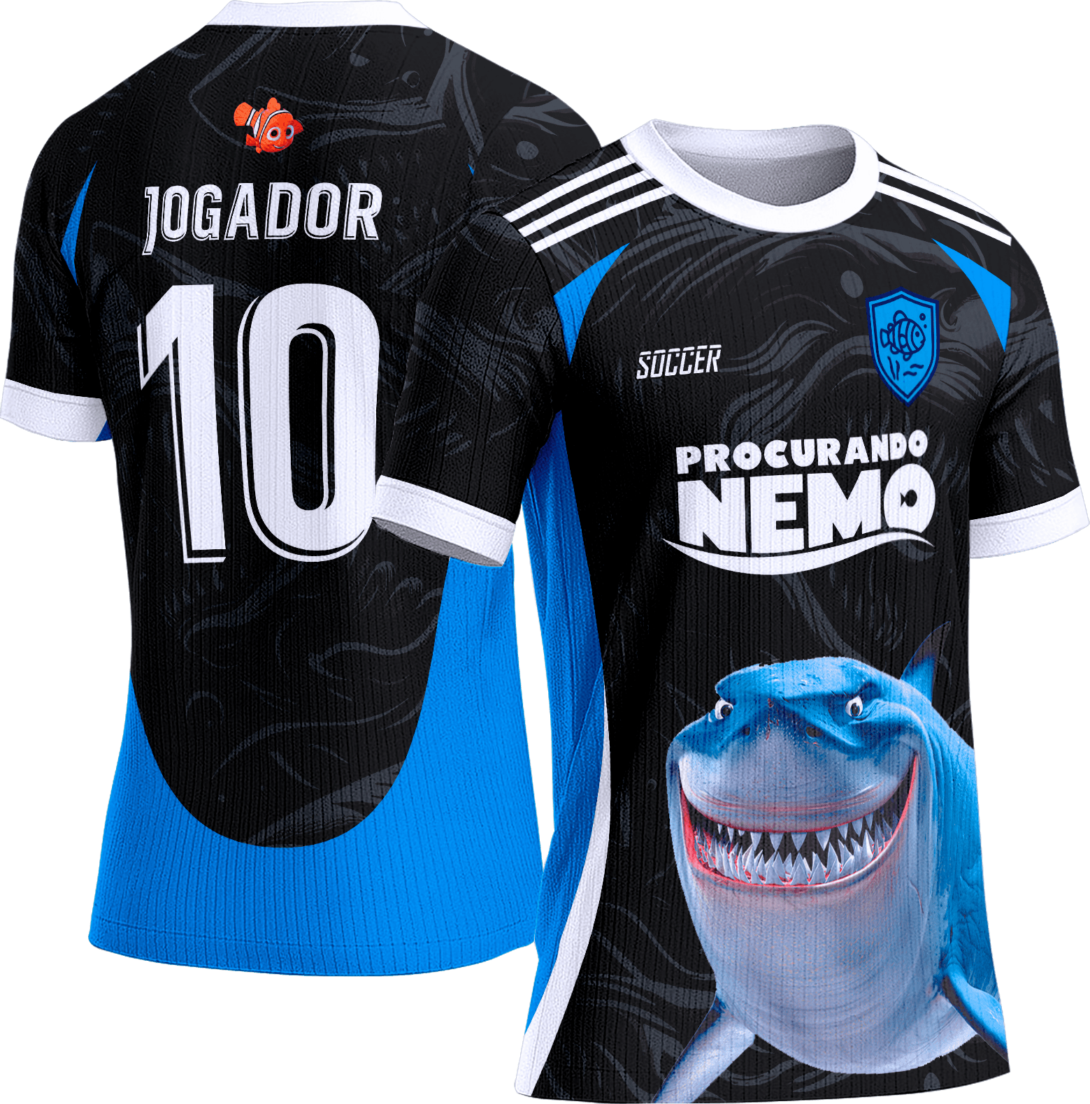 Arte Vetor Camisa Interclasse 748 Procurando Nemo