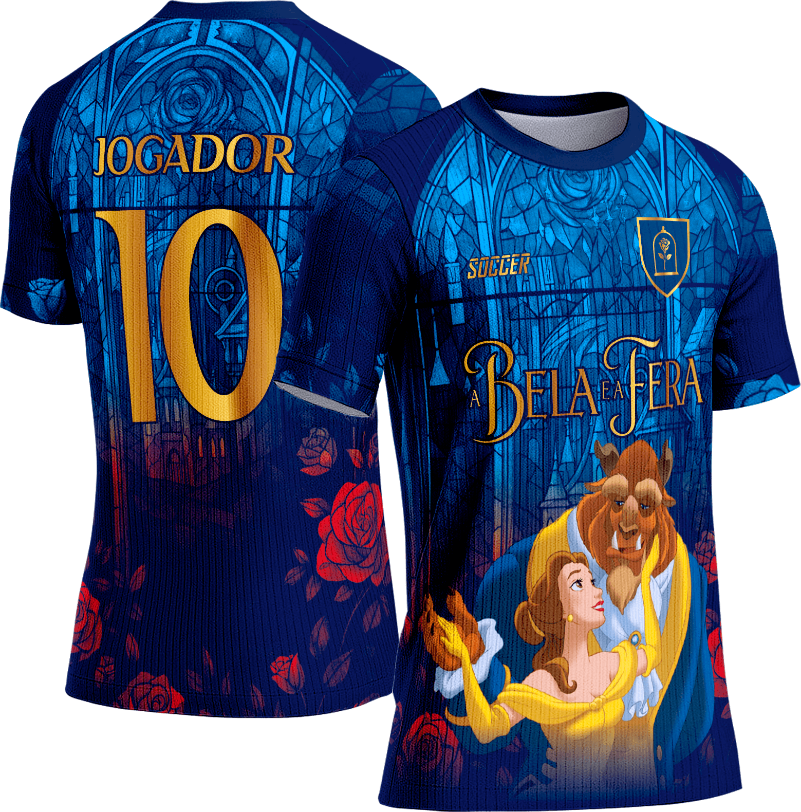 Arte Vetor Camisa Interclasse 759 A Bela e a Fera