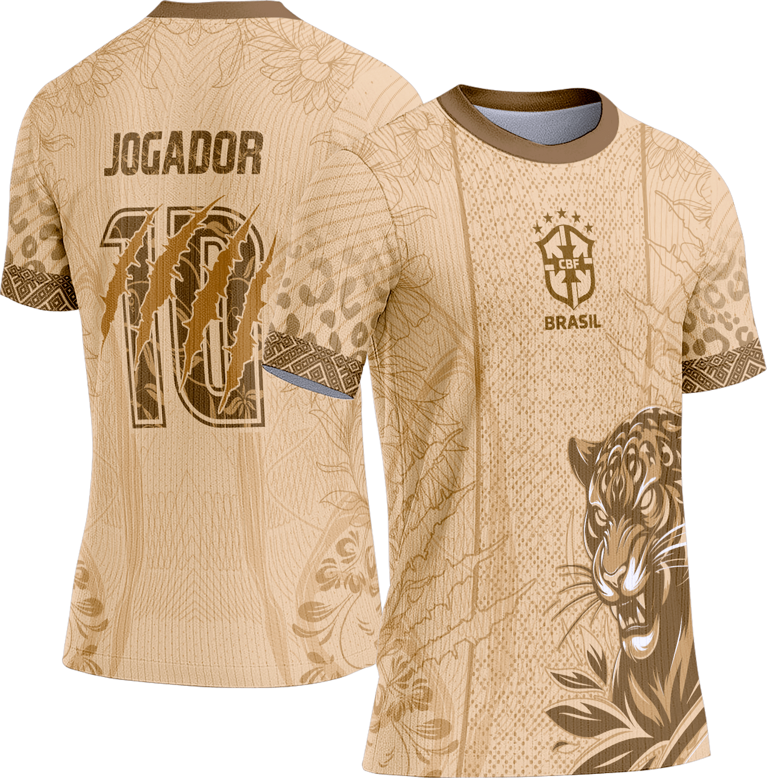 Arte Vetor Camisa Interclasse 761 Onça
