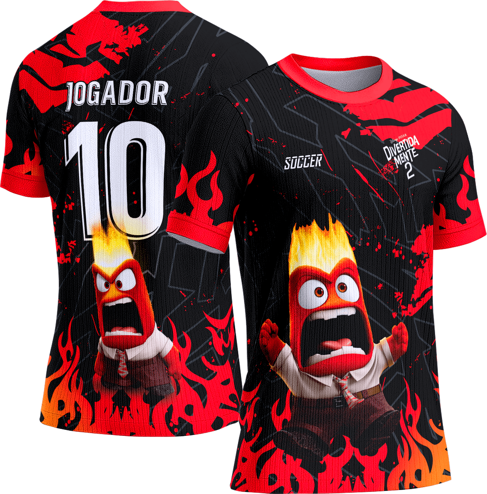 Arte Vetor Camisa Interclasse 762 Divertidamente Raiva