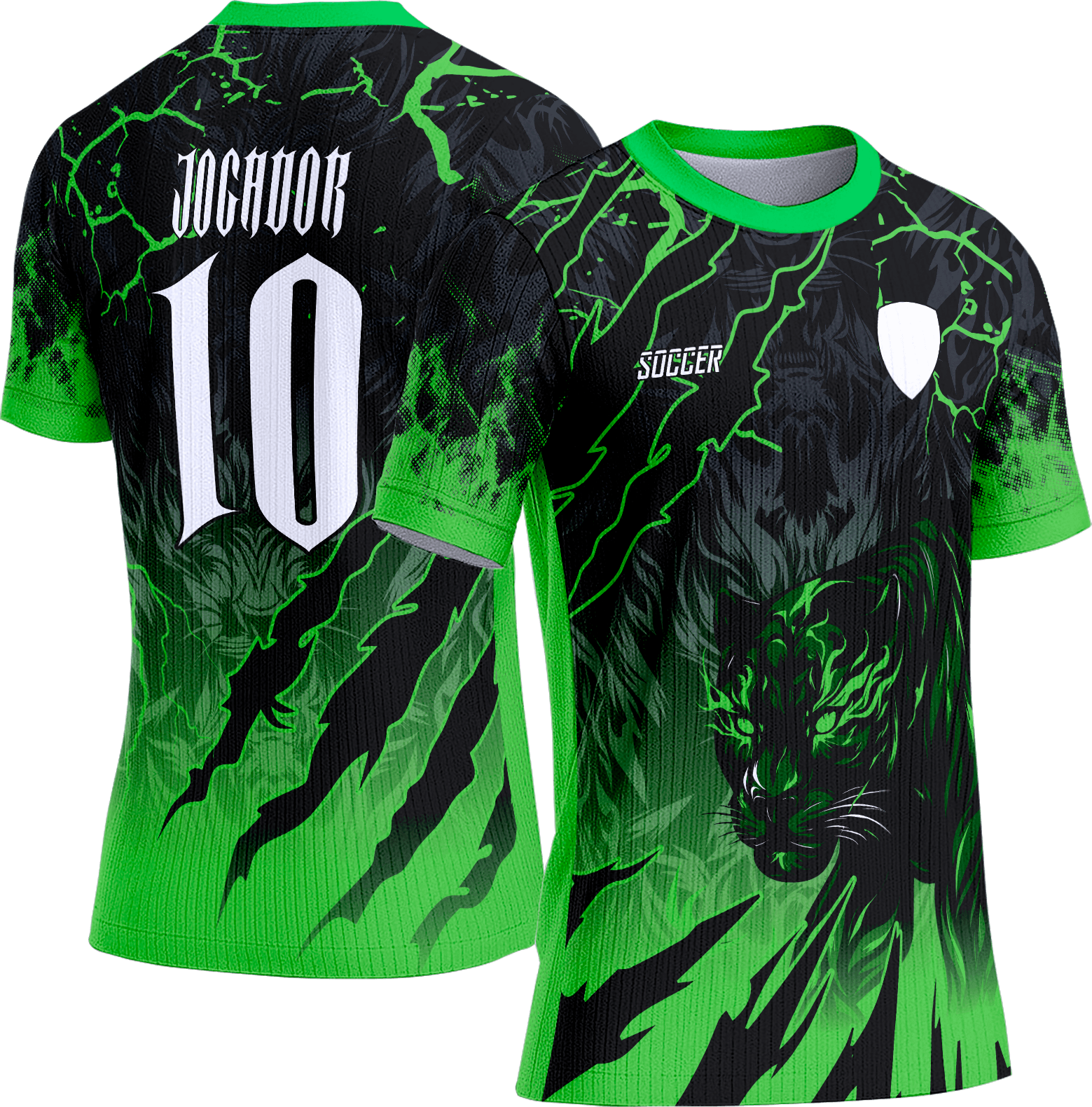 Arte Vetor Camisa Interclasse 768 Pantera Verde