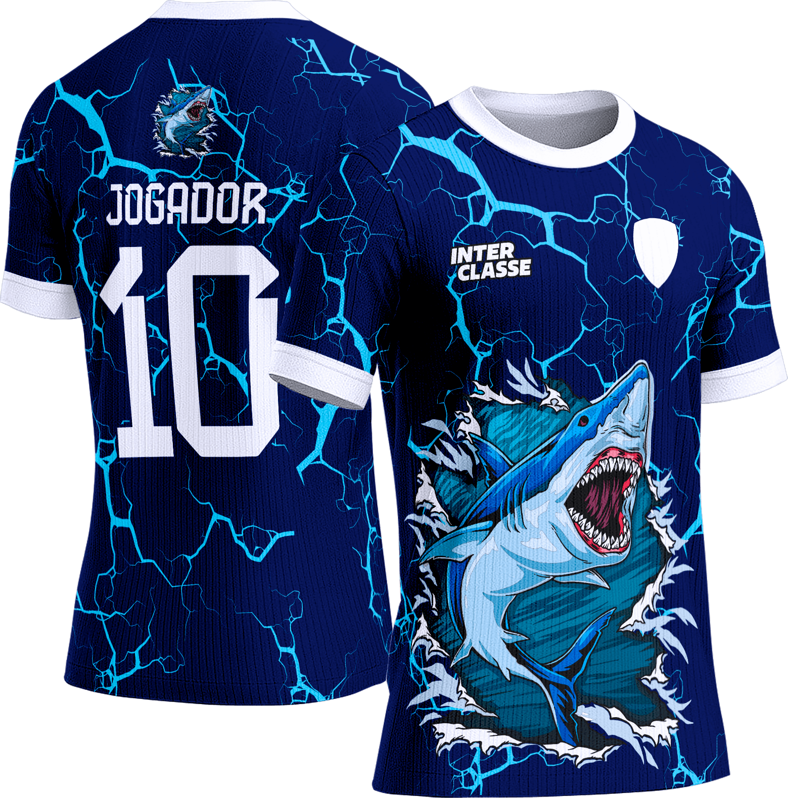 Arte Vetor Camisa Interclasse 796 Tubarão