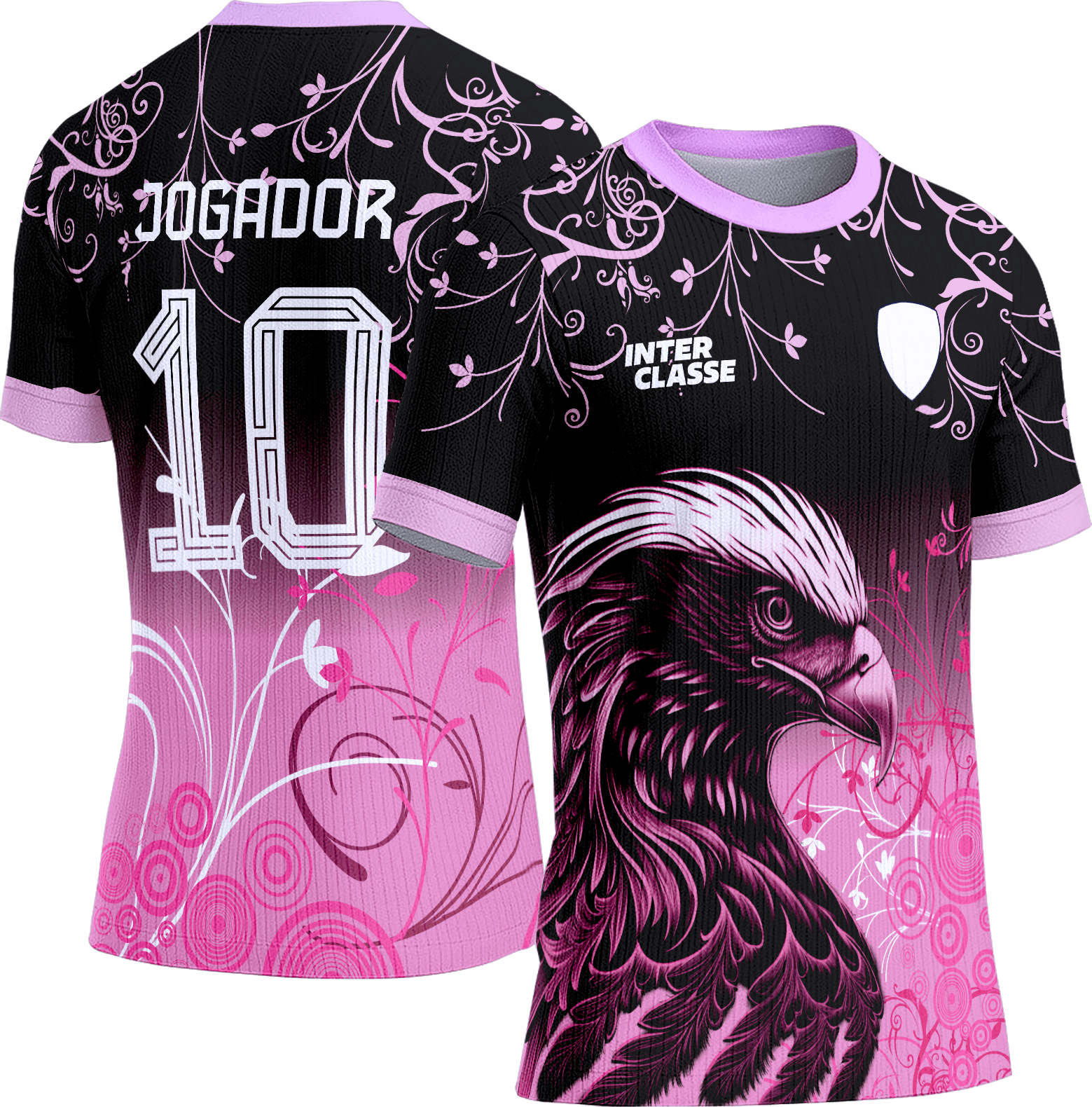 Arte Vetor Camisa Interclasse 807 Aguia Rosa