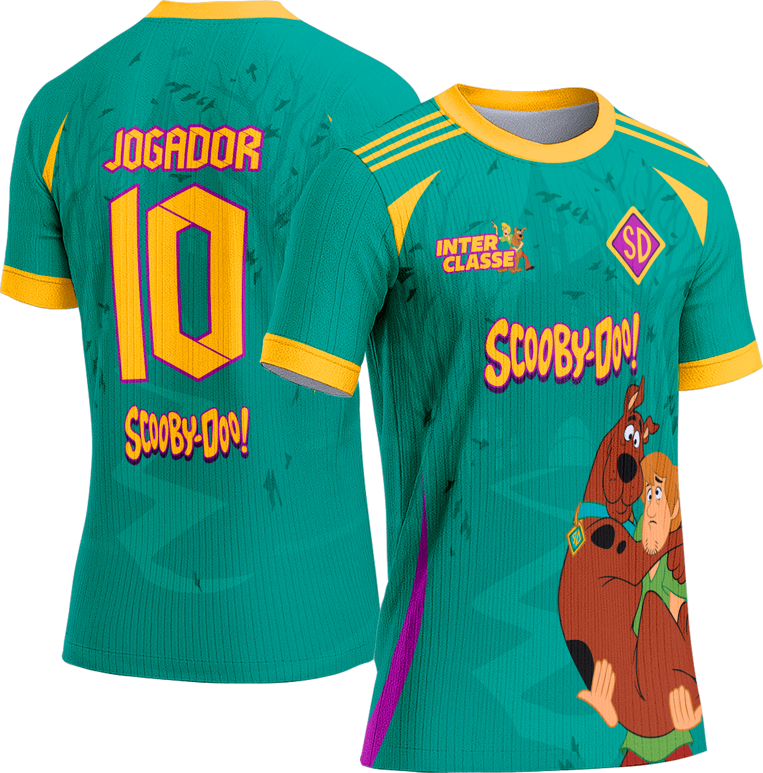 Arte Vetor Camisa Interclasse 829 Scoob-Doo