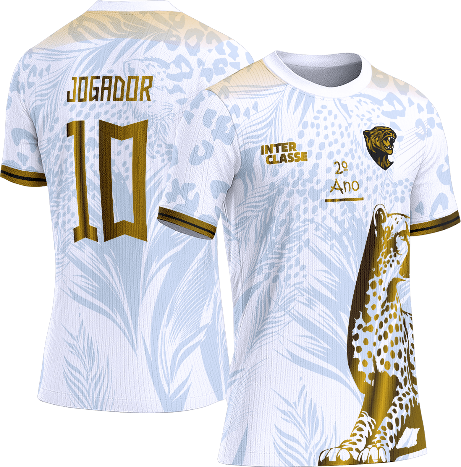 Arte Vetor Camisa Interclasse 857 Onça