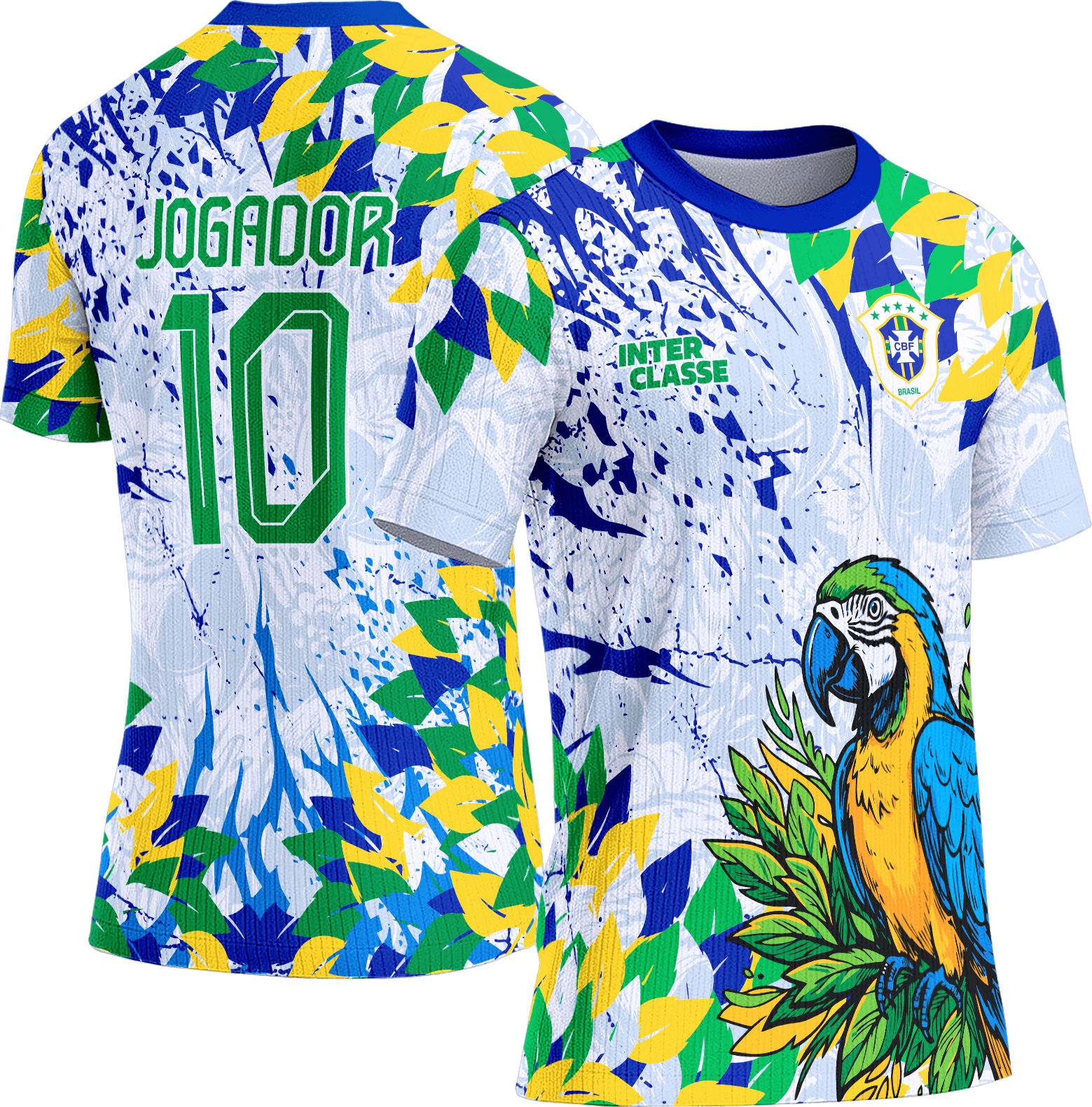 Arte Vetor Camisa Interclasse 861 Brasil Arara