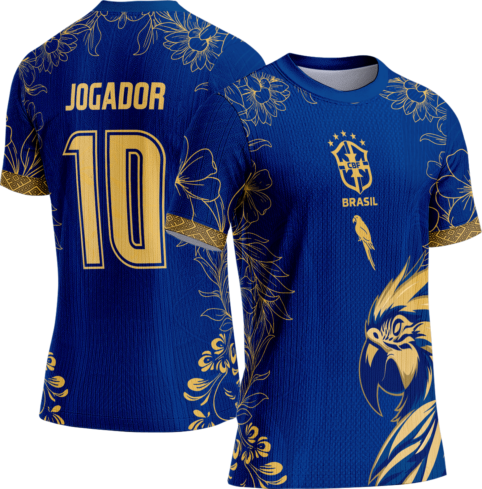 Arte Vetor Camisa Interclasse 864 Arara Azul