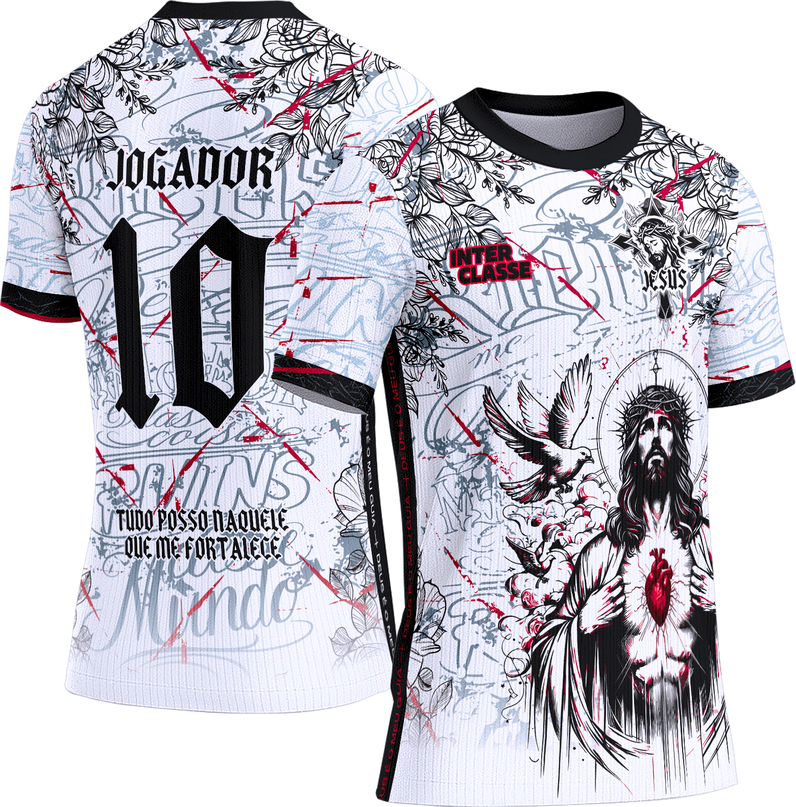 Arte Vetor Camisa Interclasse 866 Cristo