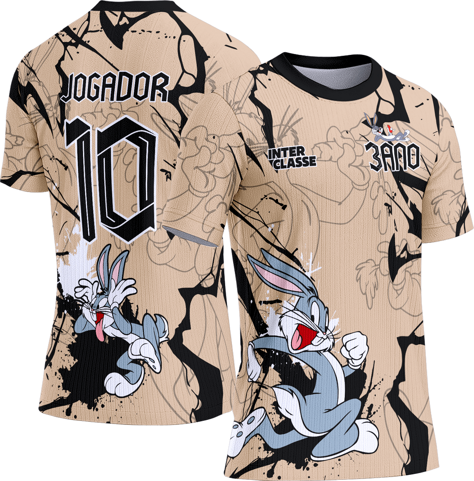 Arte Vetor Camisa Interclasse 869 Pernalonga