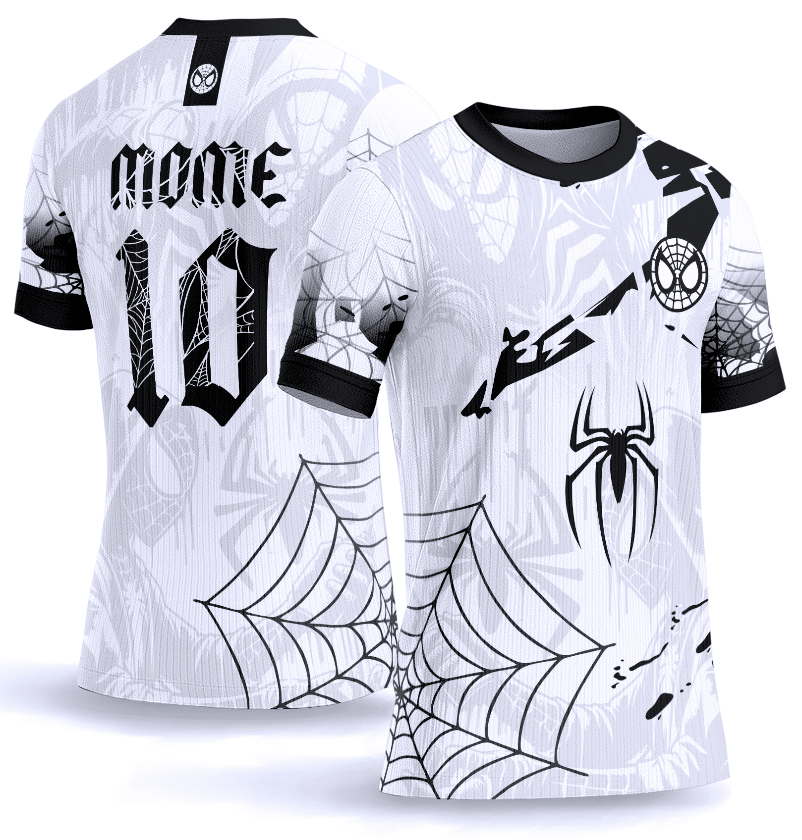 Arte Vetor Camisa Interclasse Homem Aranha Black grunge 903