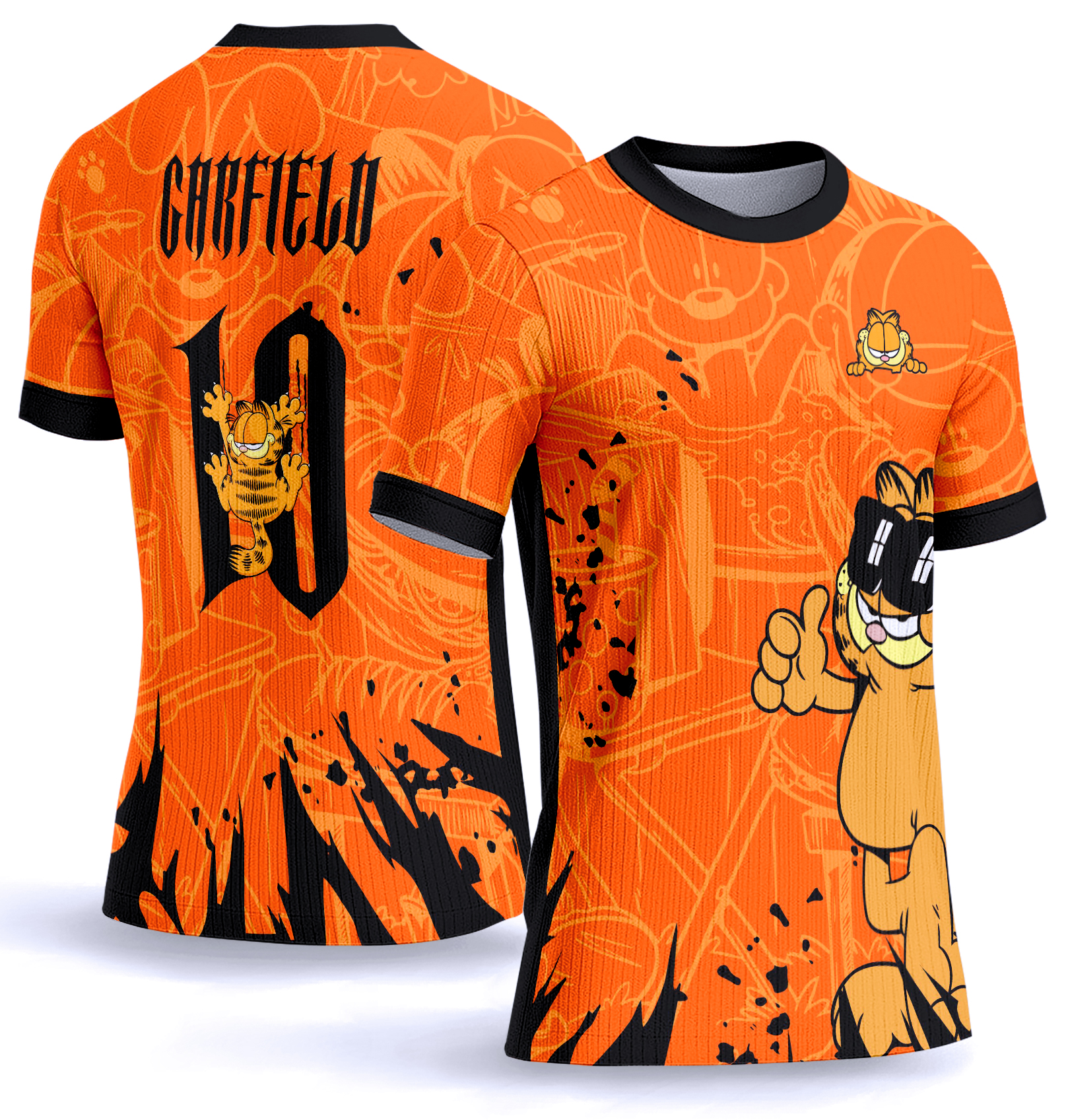 Arte Vetor Camisa Interclasse Garfield 904