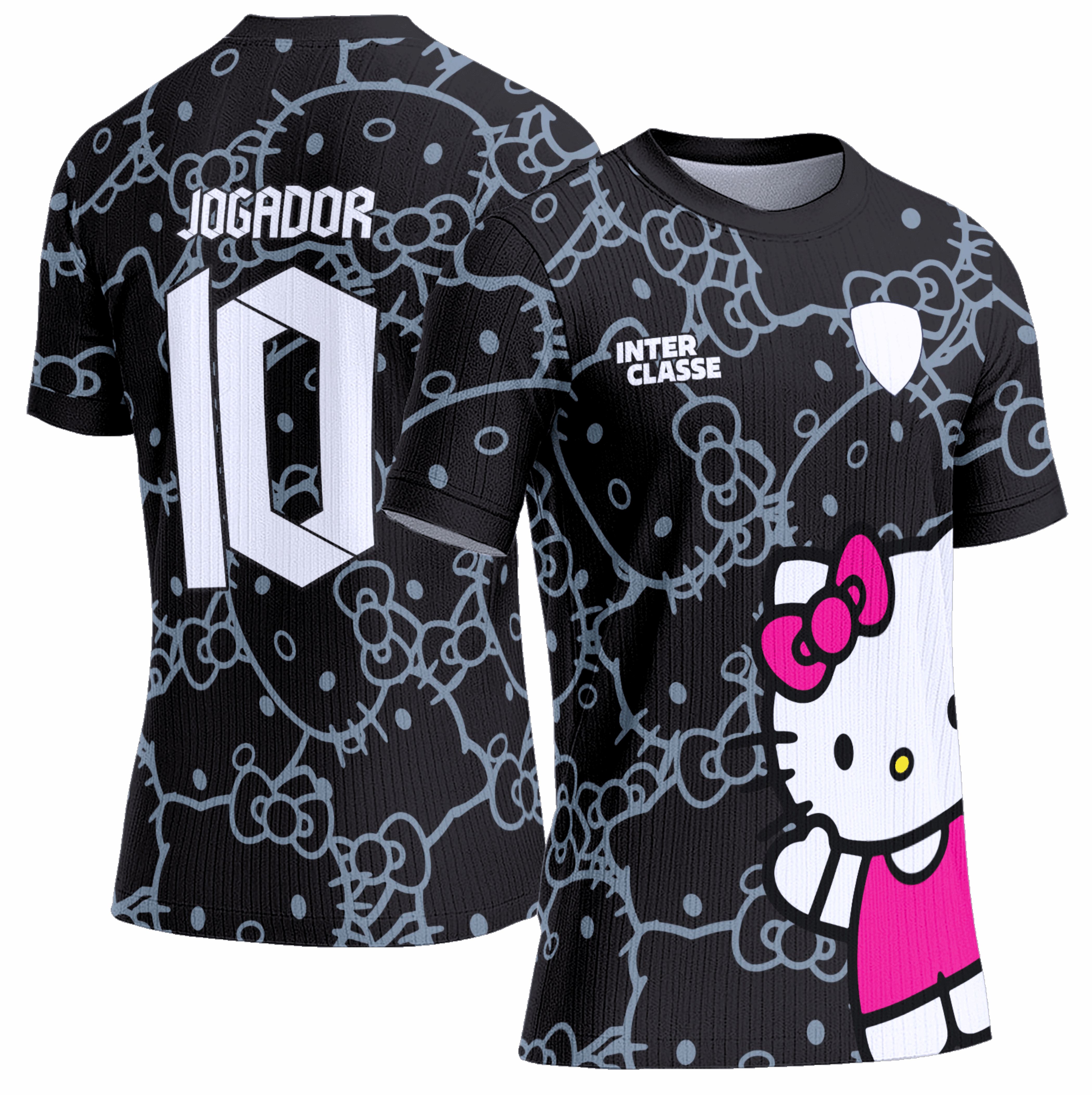 Arte Vetor Camisa Interclasse 0917 Hello Kitty