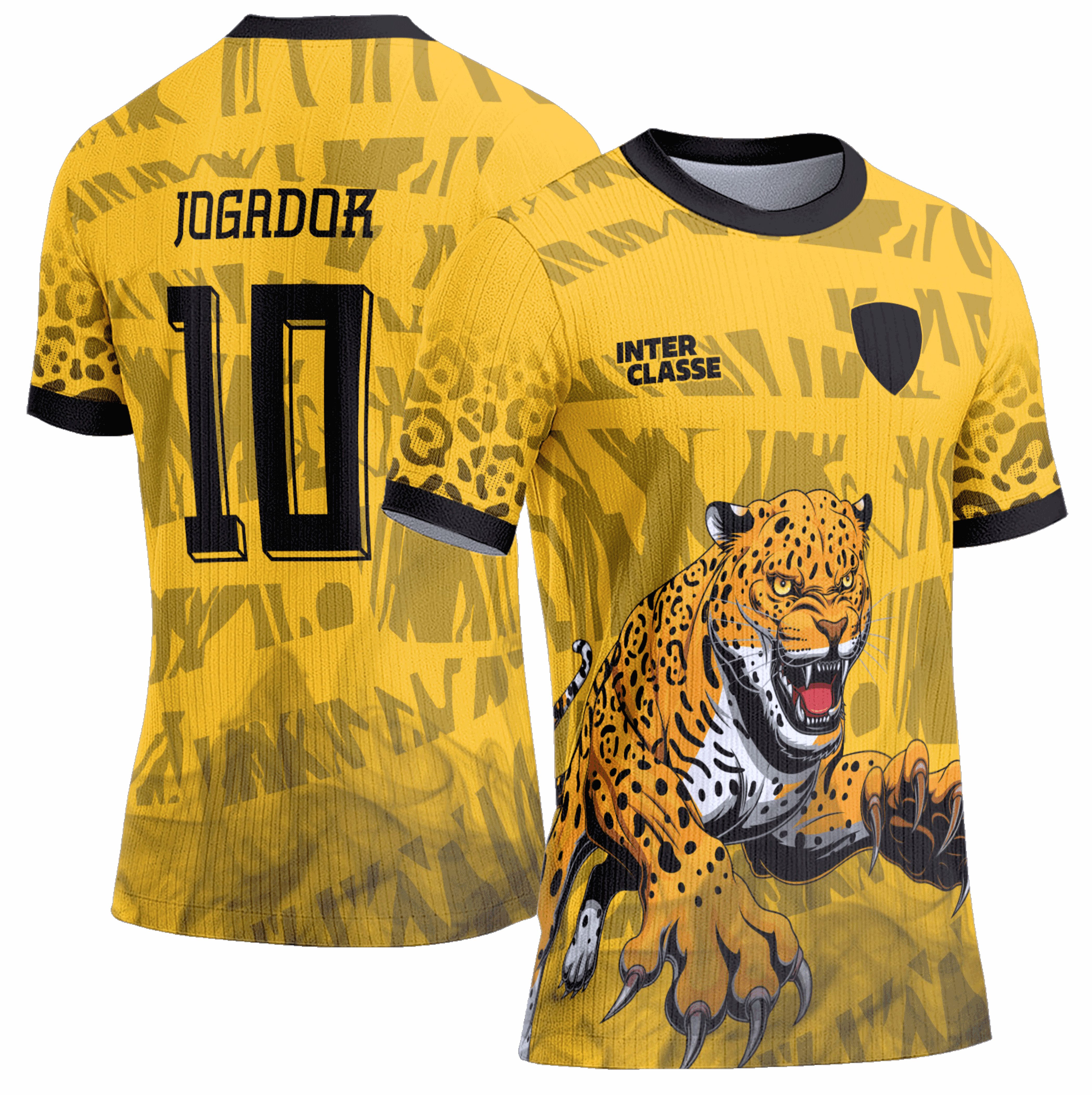 Arte Vetor Camisa Interclasse 0919 Onça