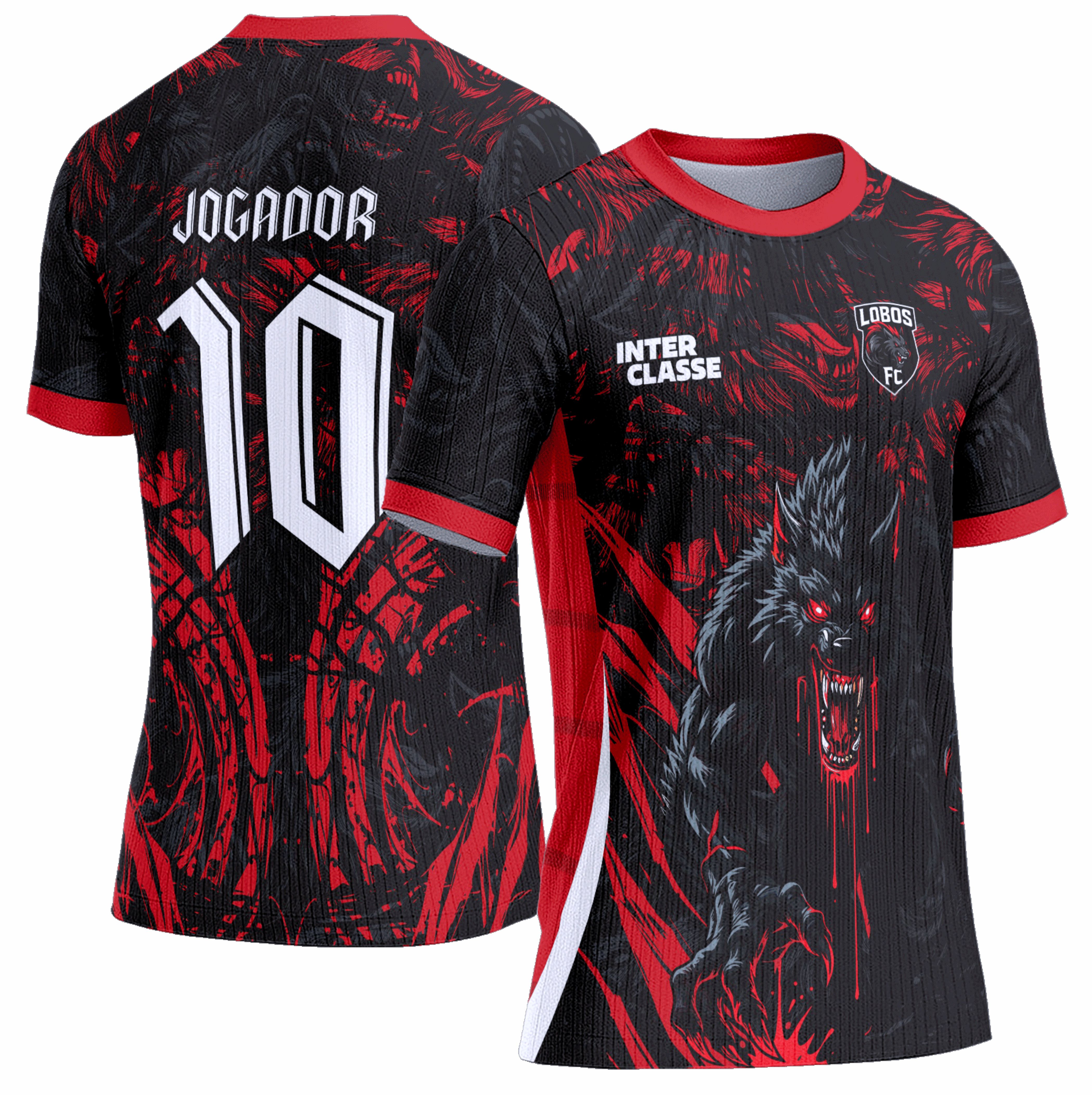 Arte Vetor Camisa Interclasse 0920 Lobo