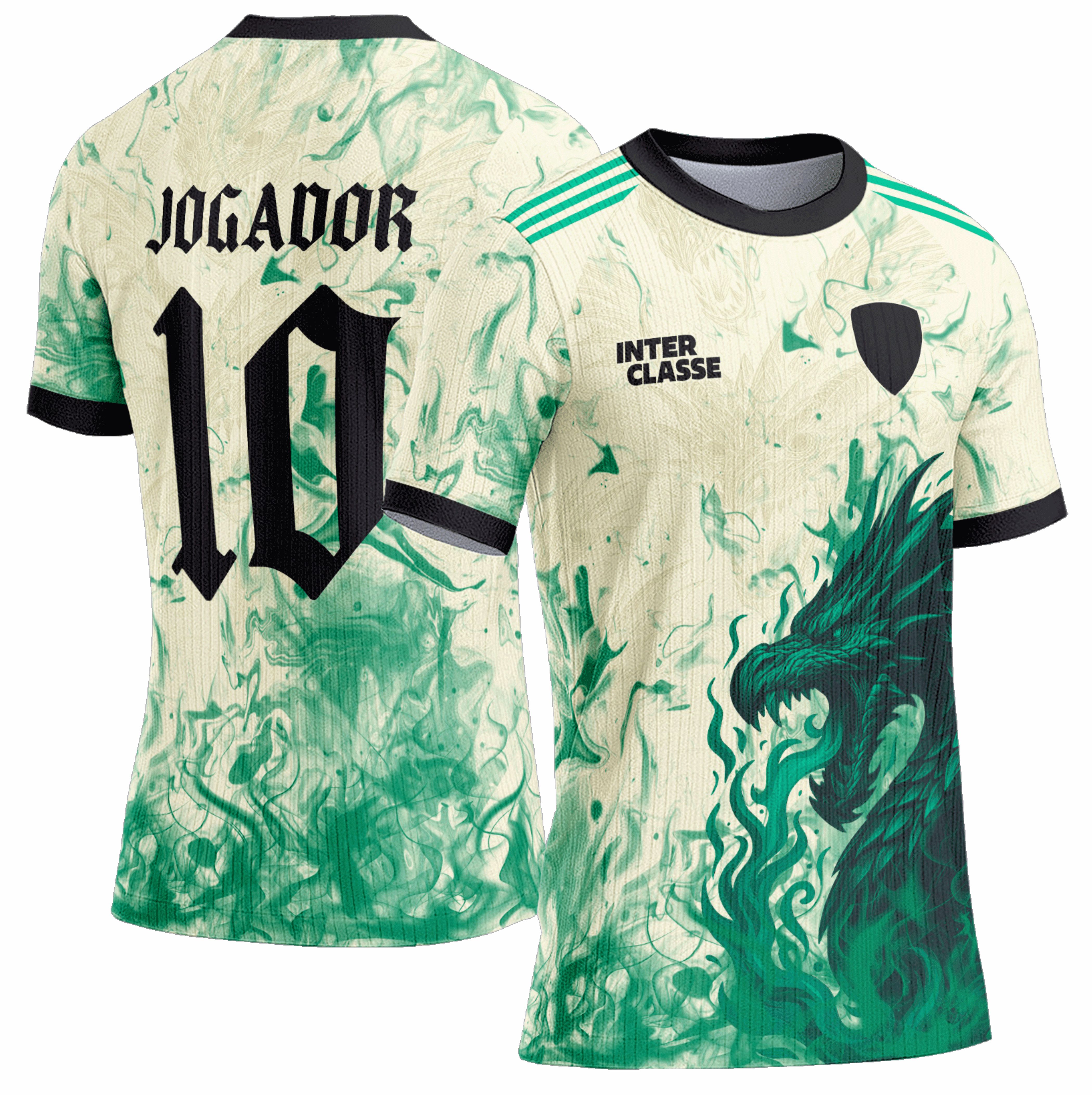 Arte Vetor Camisa Interclasse 0924 Dragão