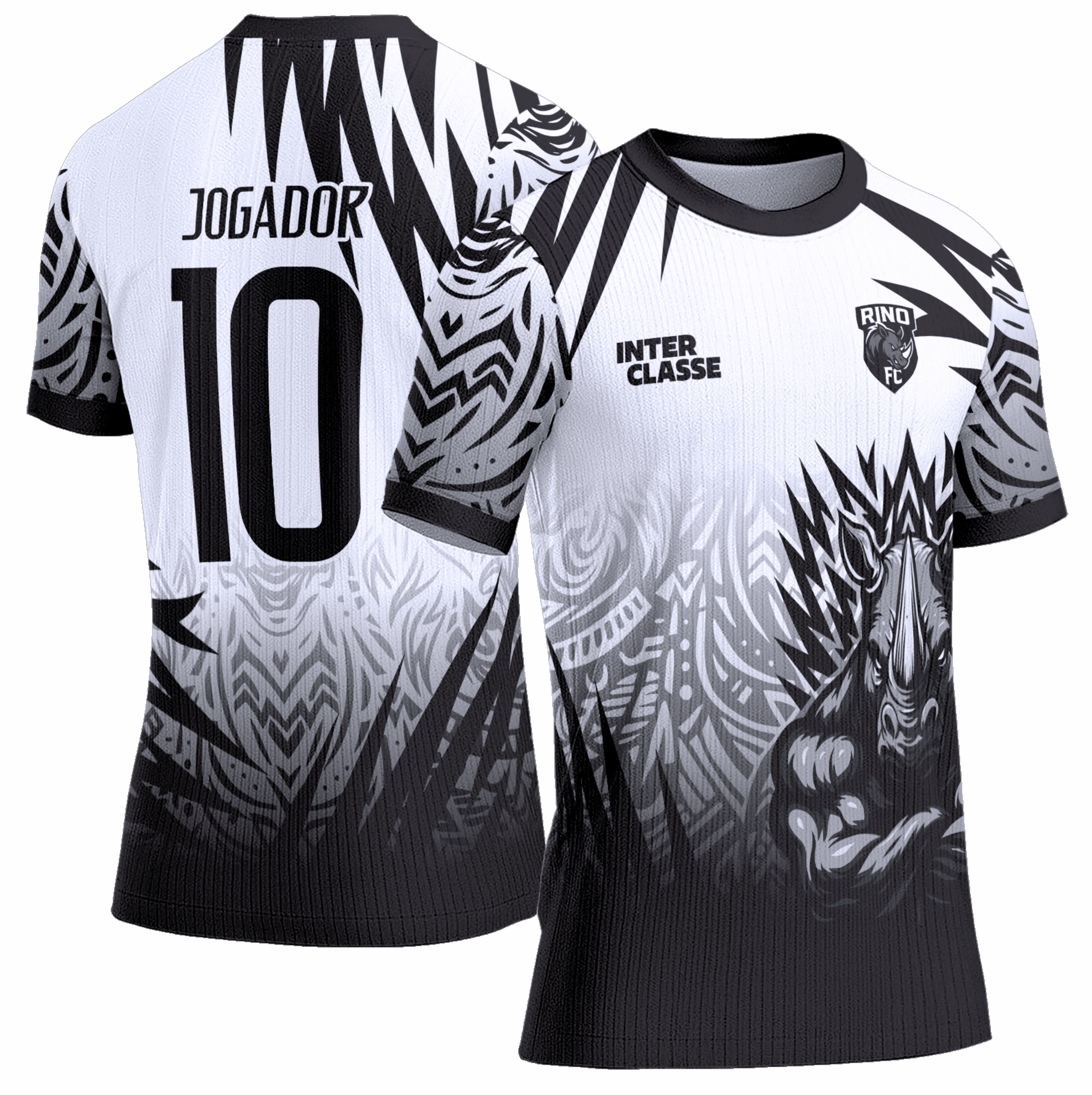 Arte Vetor Camisa Interclasse 0931 Rinoceronte