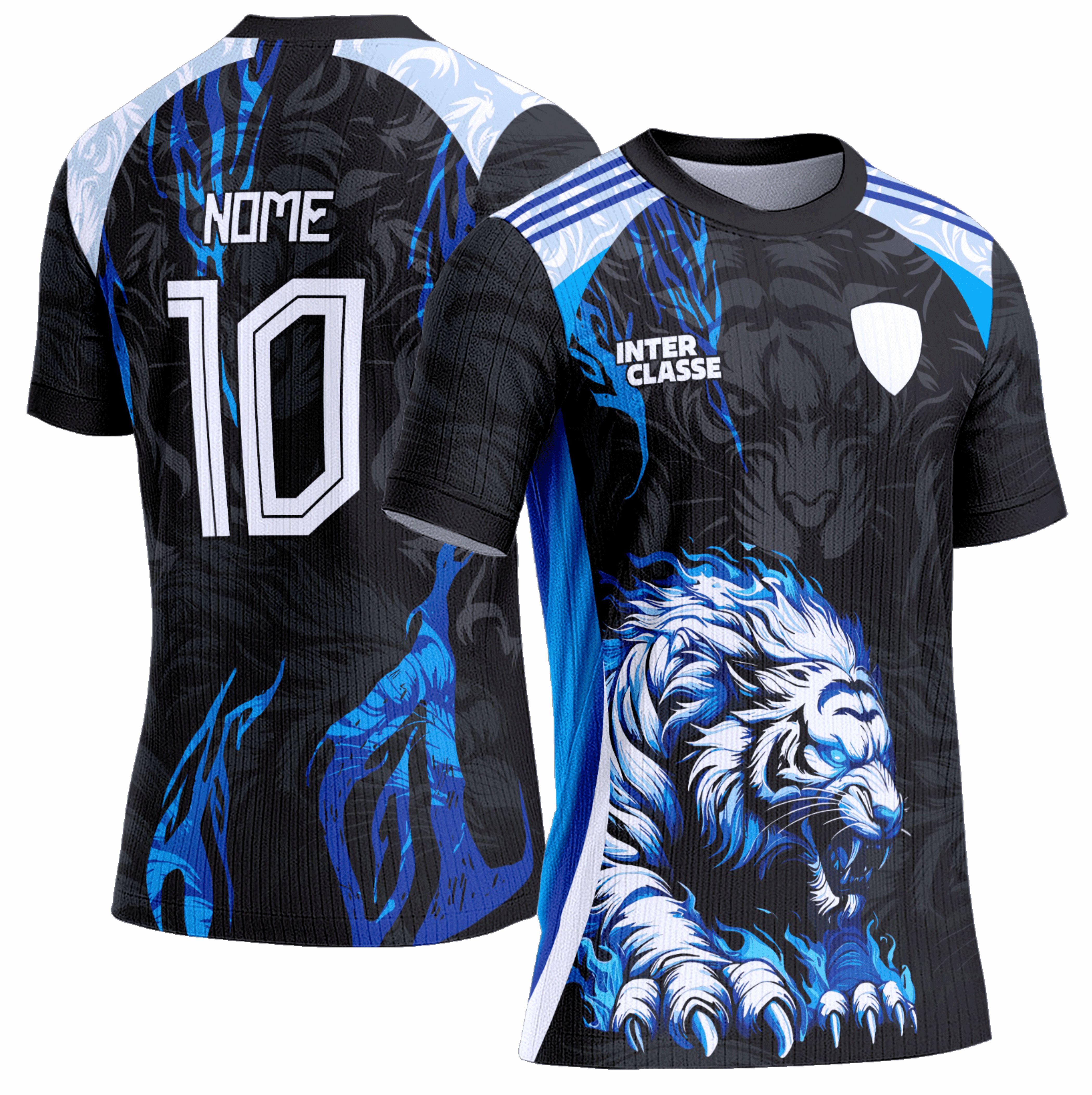 Arte Vetor Camisa Interclasse 0933 Tigre de Bengala