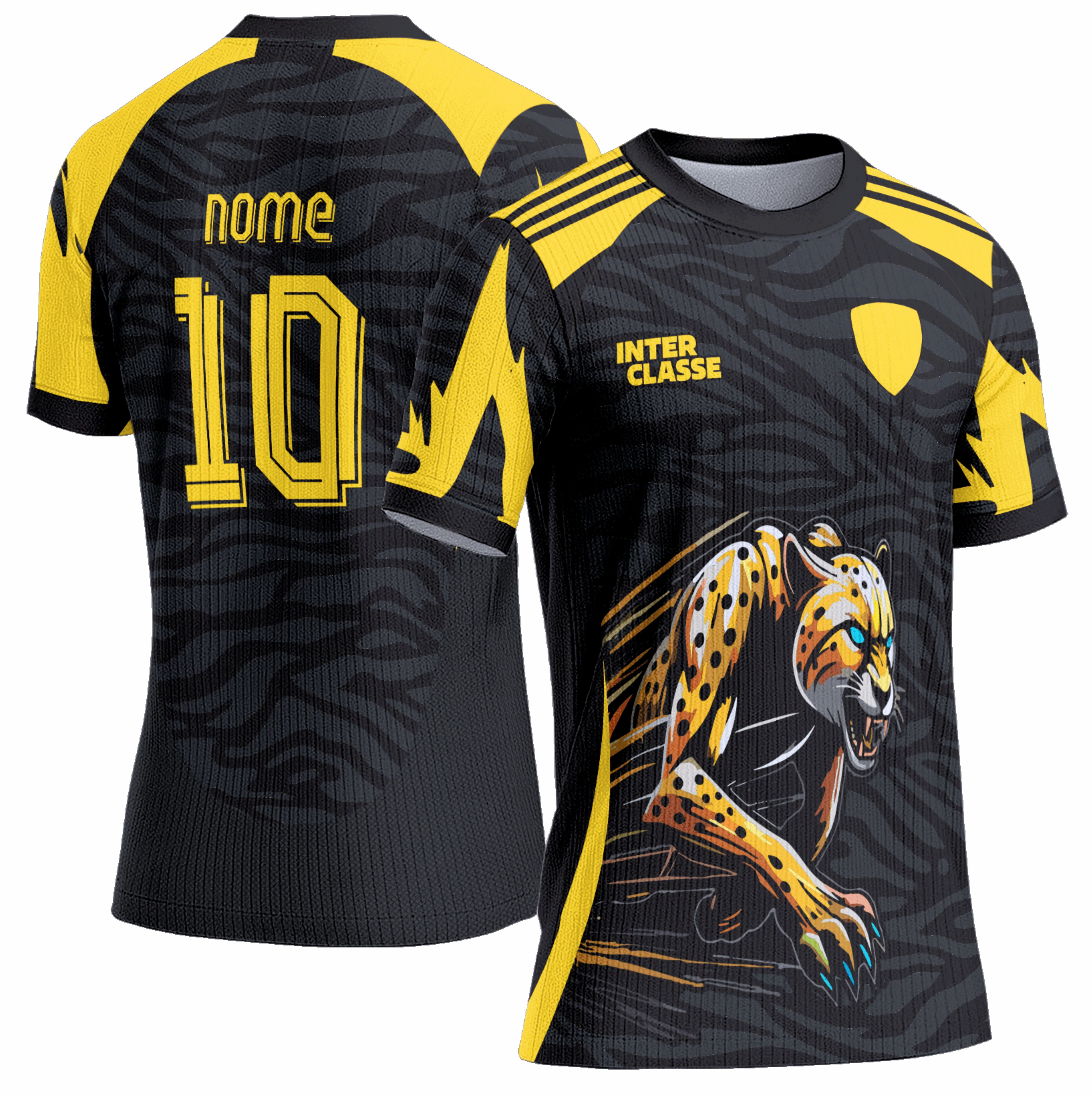 Arte Vetor Camisa Interclasse 0954 Guepardo