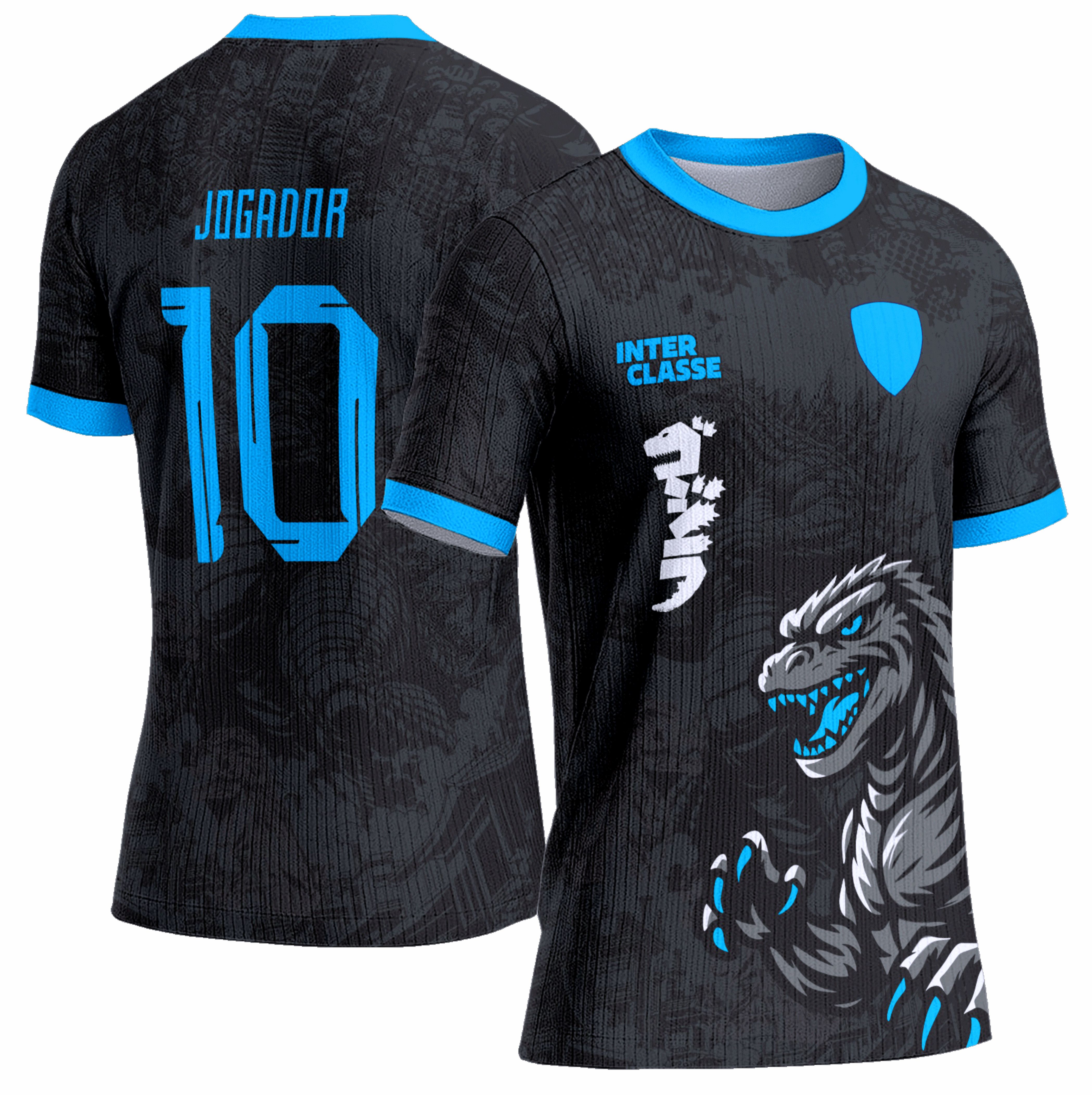 Arte Vetor Camisa Interclasse 0983 Godzilla