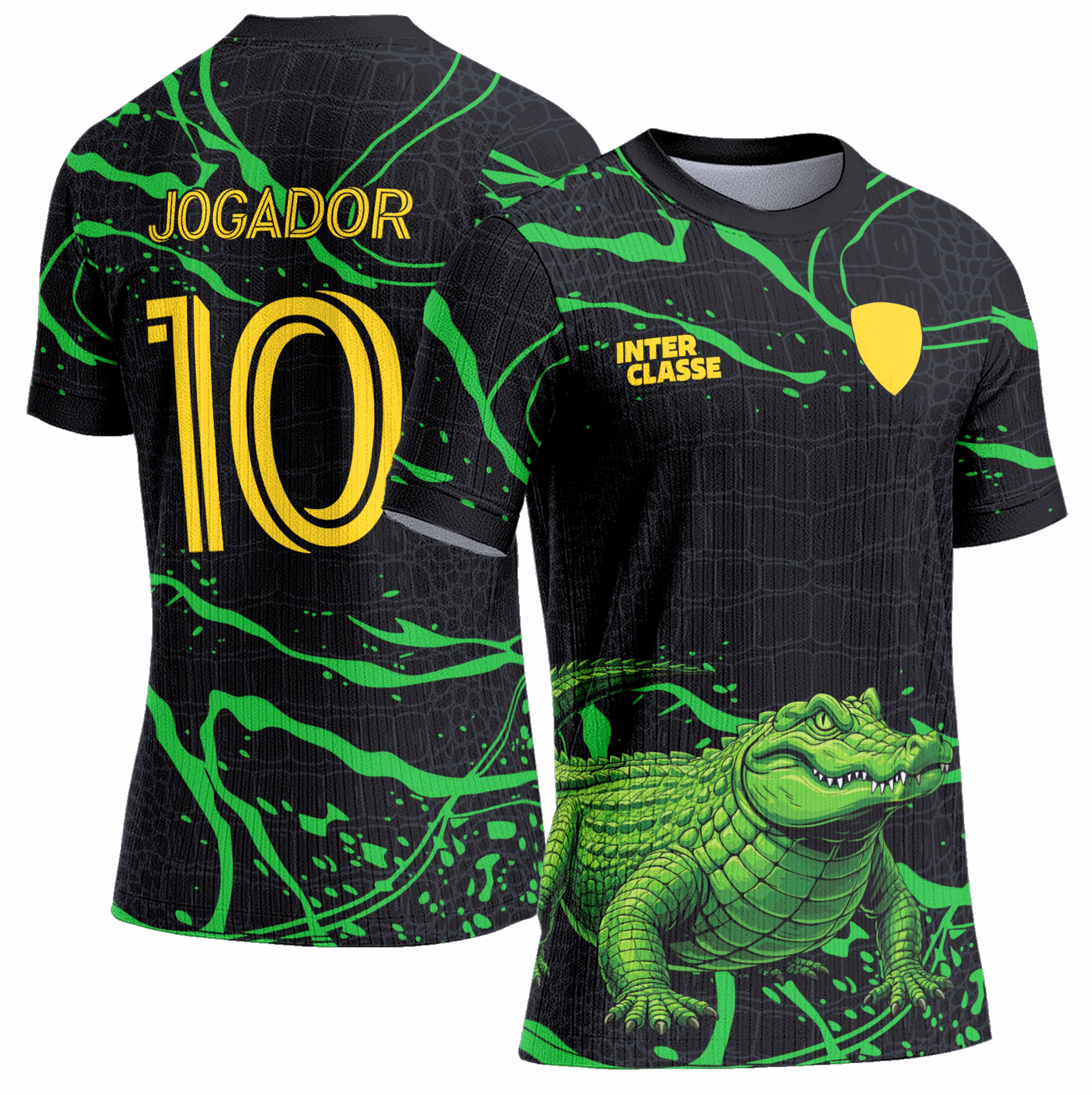 Arte Vetor Camisa Interclasse 0987 Crocodilo