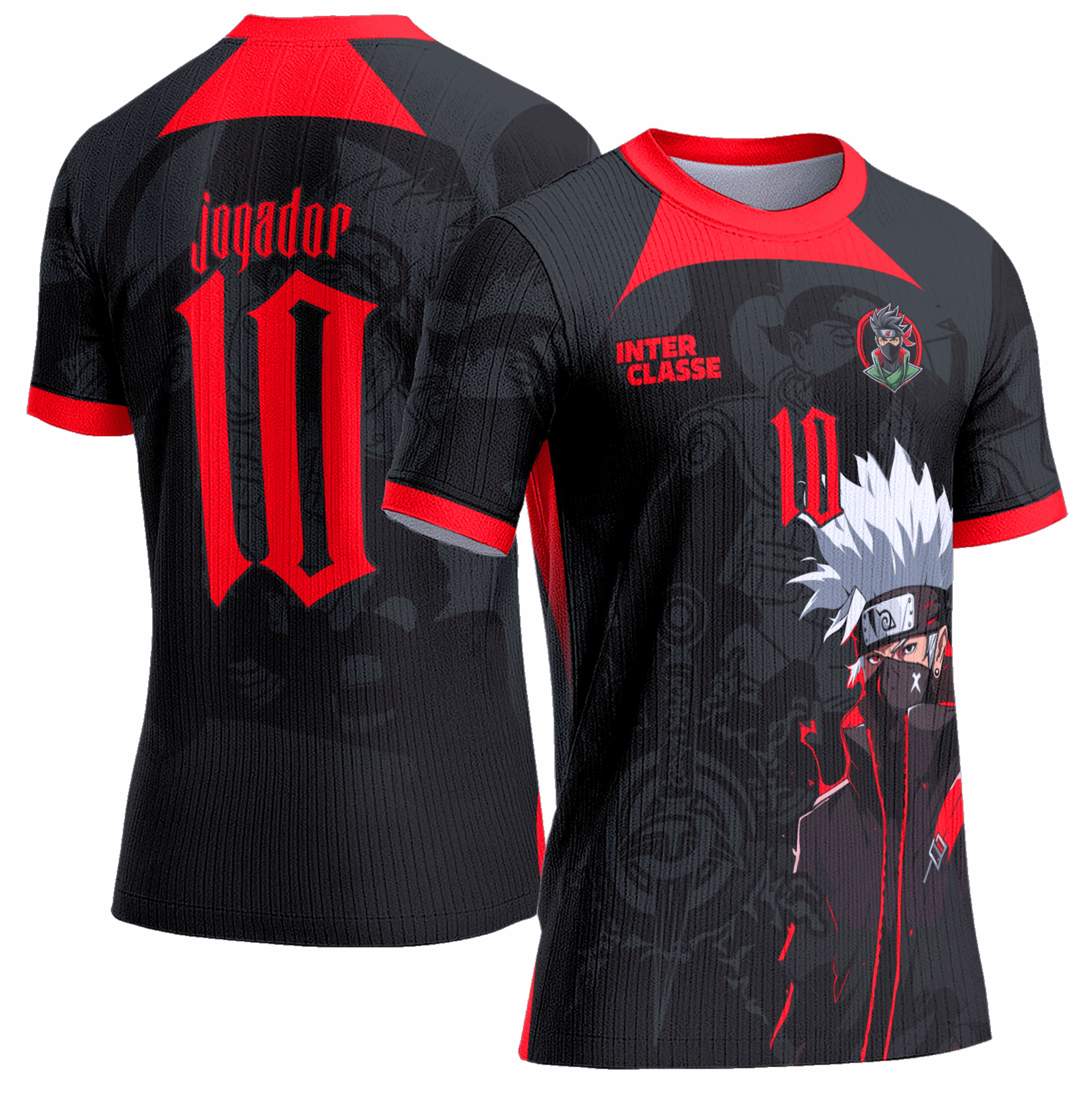 Arte Vetor Camisa Interclasse 0988 Anime Kakashi