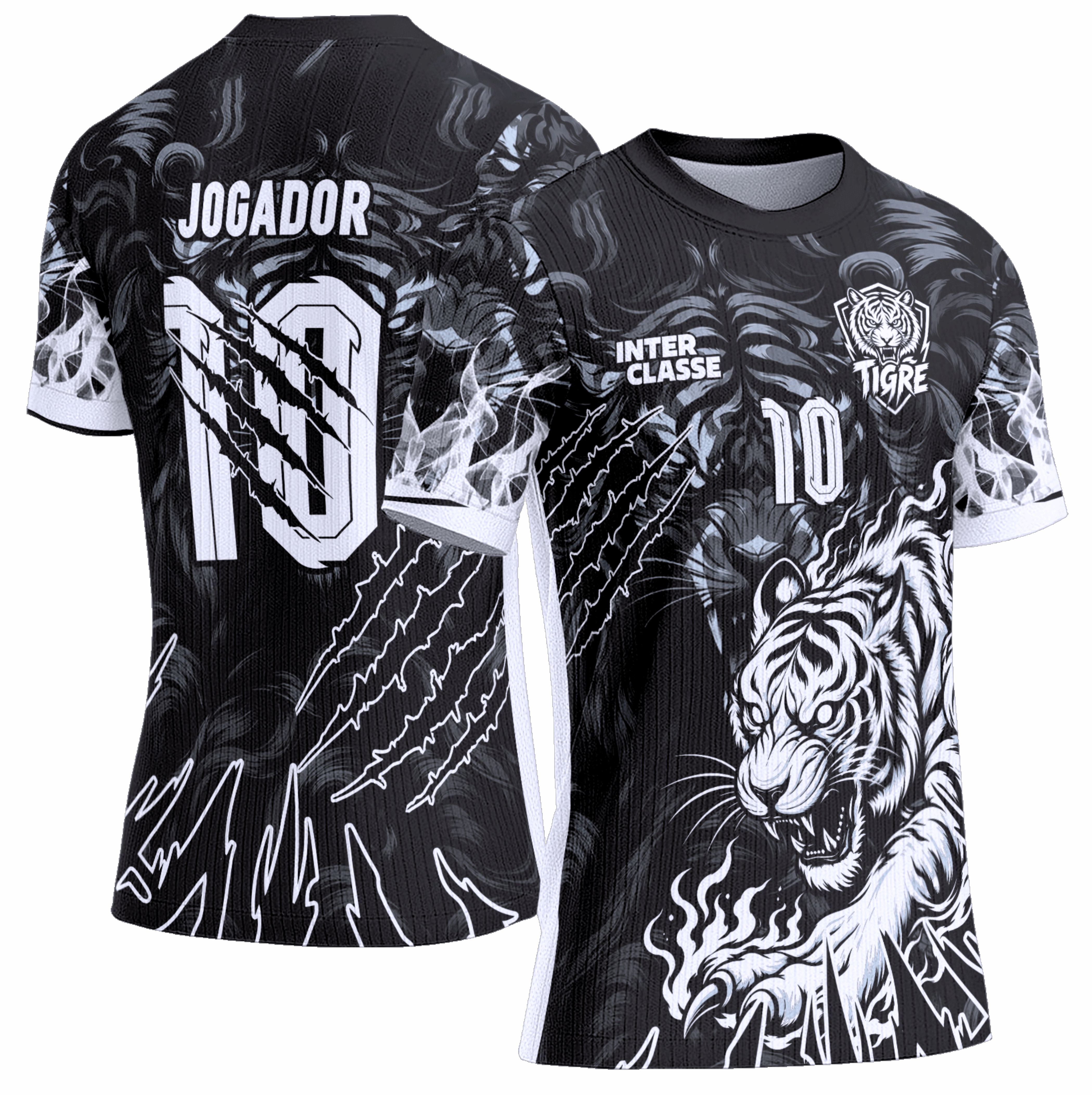 Arte Vetor Camisa Interclasse 1004 Tigre