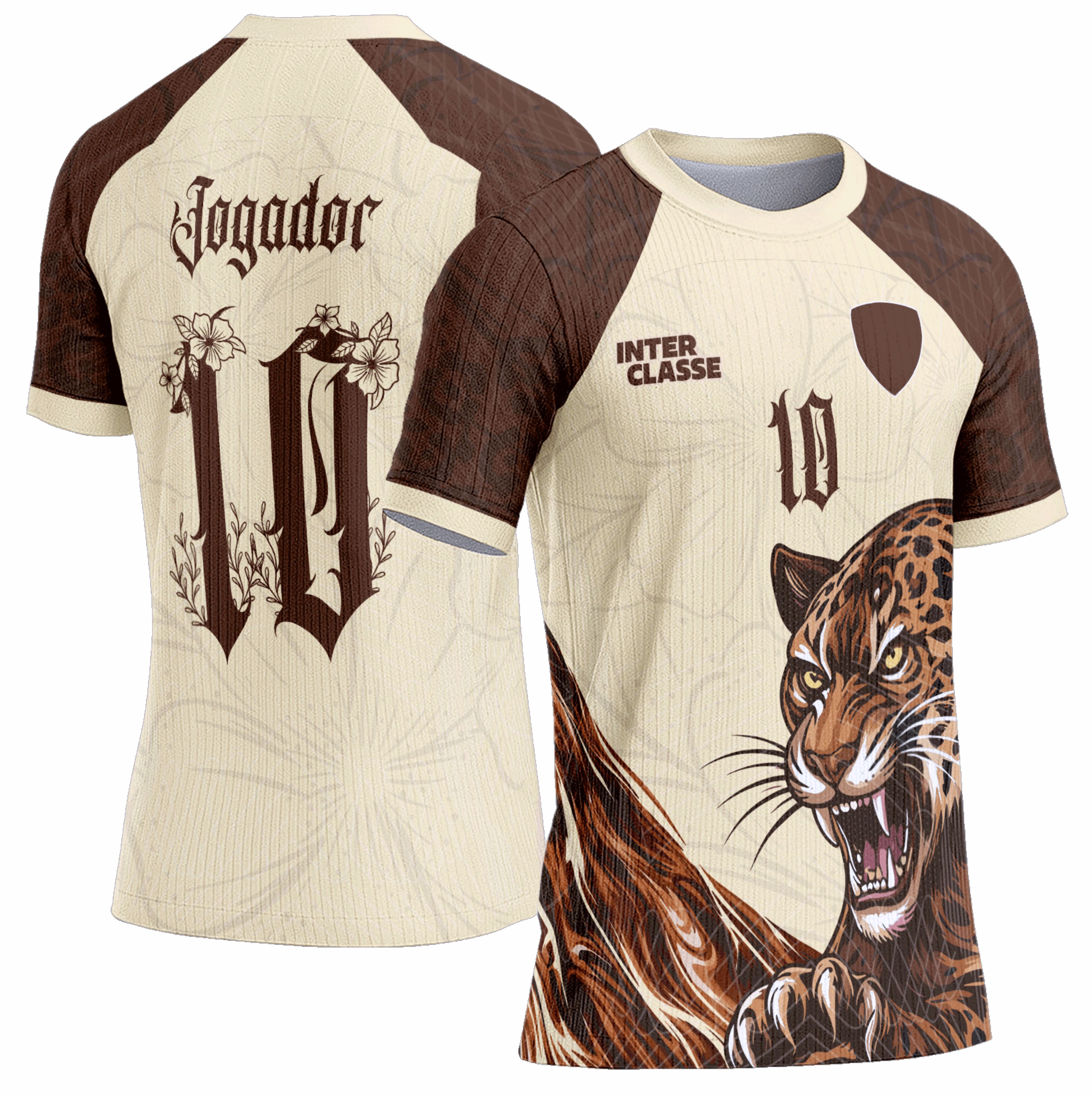 Arte Vetor Camisa Interclasse 1005 Onça