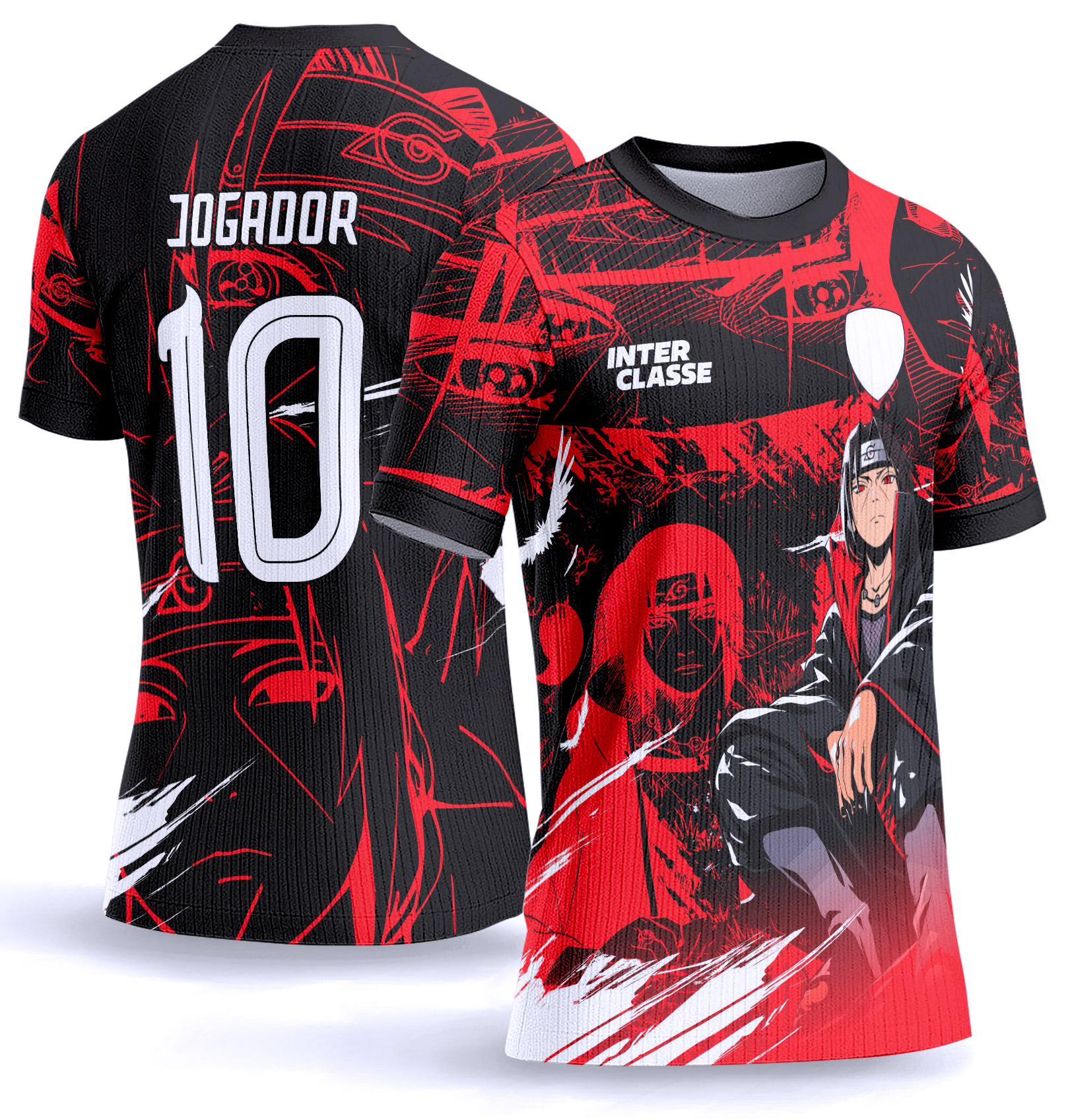 Arte Vetor Camisa Interclasse 1009 Naruto (Itachi Uchiha)