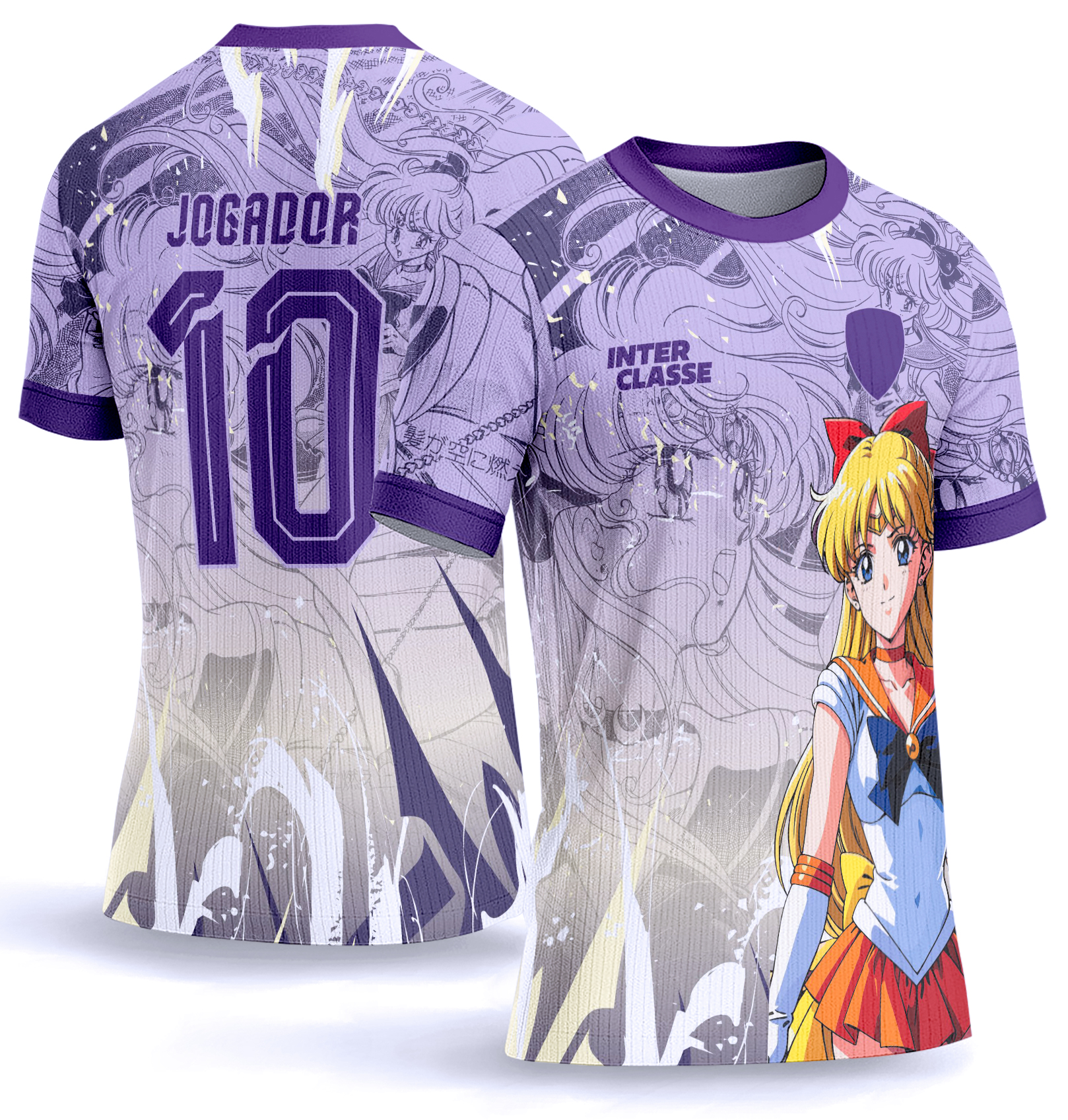 Arte Vetor Camisa Interclasse 1025 Sailor Moon Minako Aino