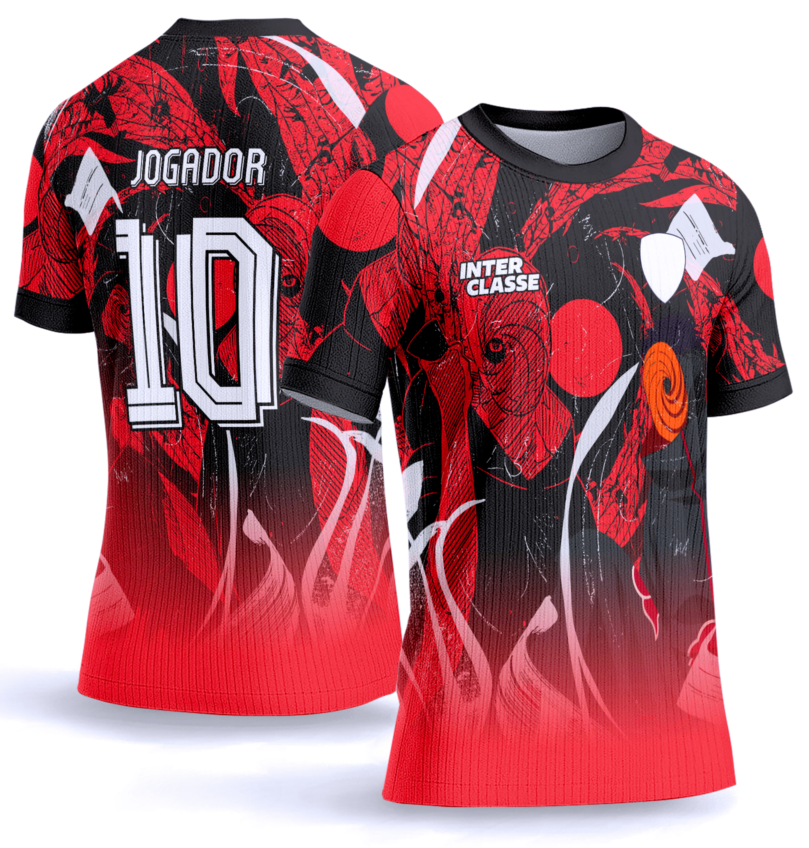 Arte Vetor Camisa Interclasse 1027 Naruto Obito Uchiha