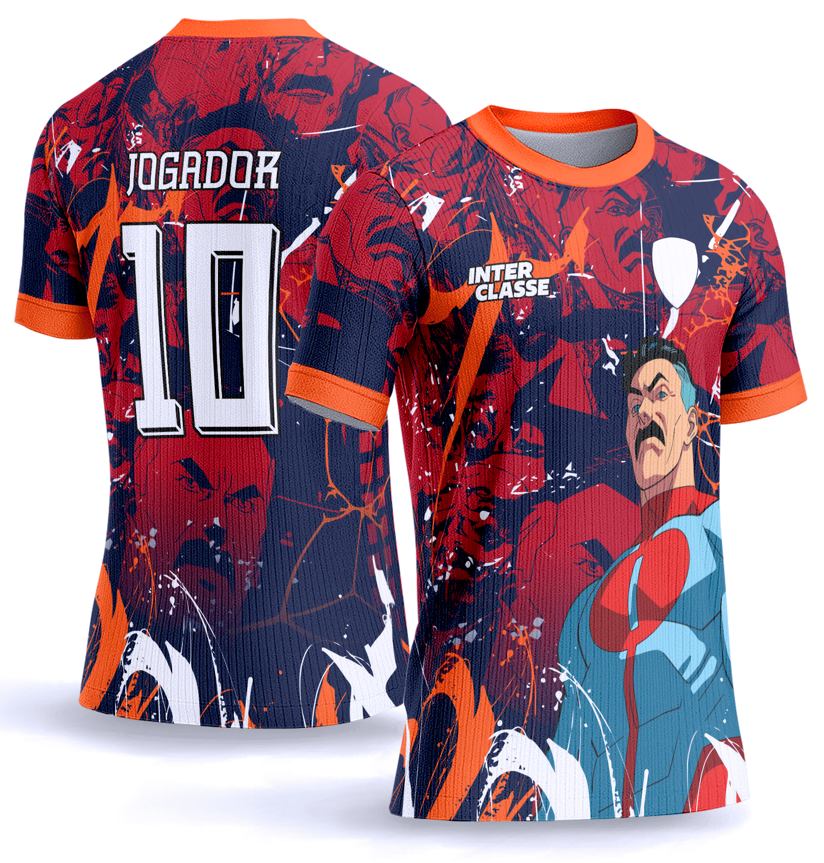 Arte Vetor Camisa Interclasse 1029 Invencível Omni Man